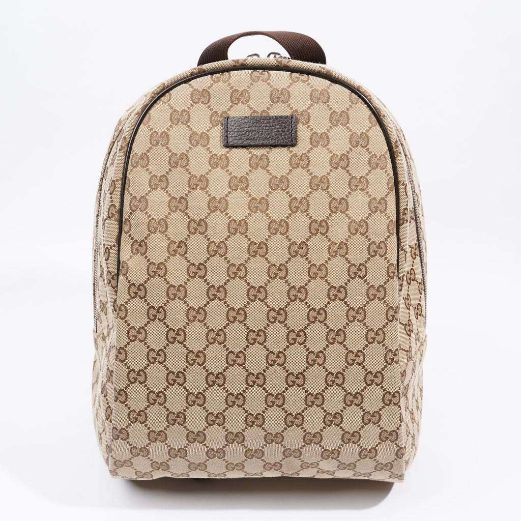 Gucci Supreme GG Top Zip Supreme / Brown Canvas