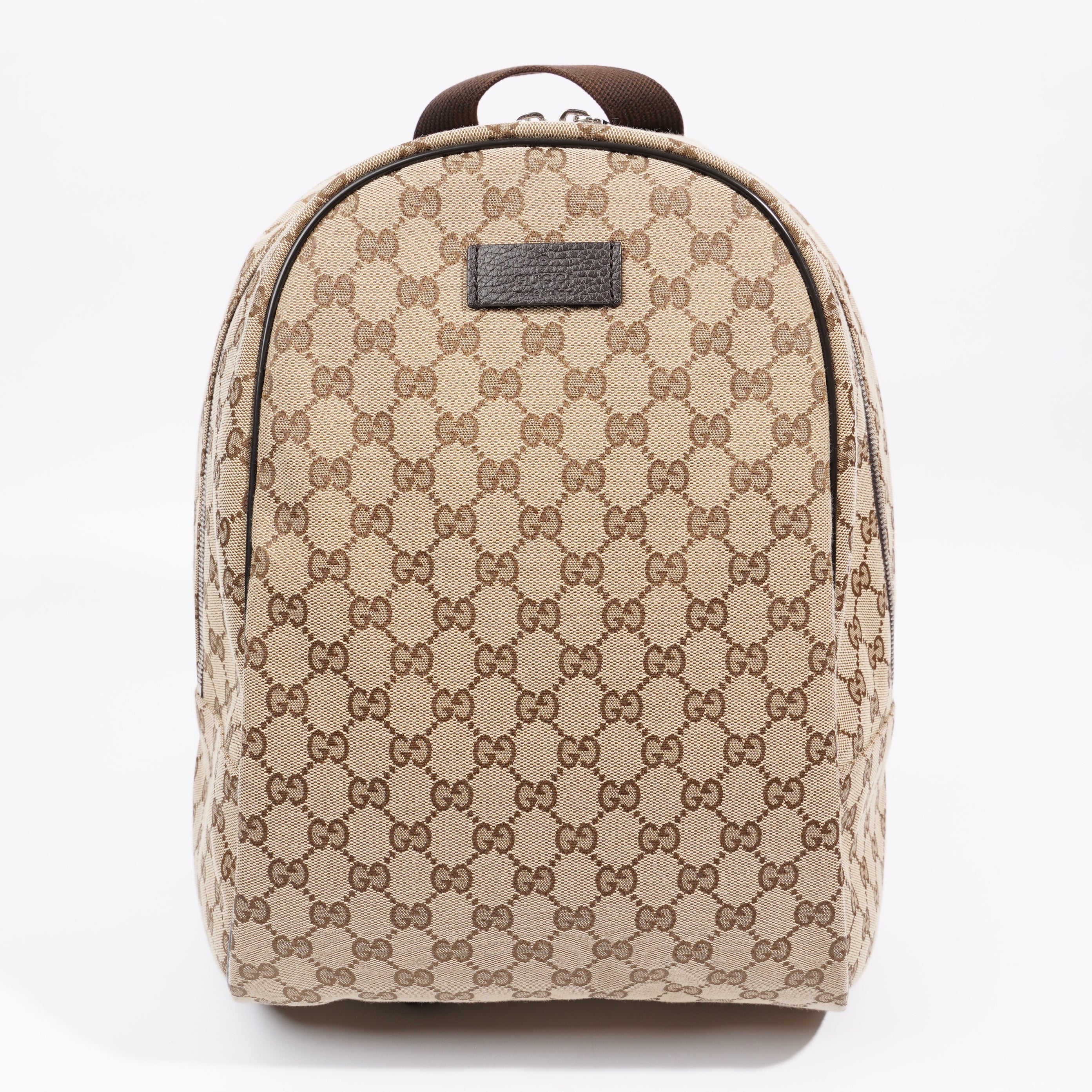 Gucci Supreme GG Top Zip Supreme / Brown Canvas