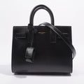 Saint Laurent Sac de Jour Nano Black Black Leather Nano