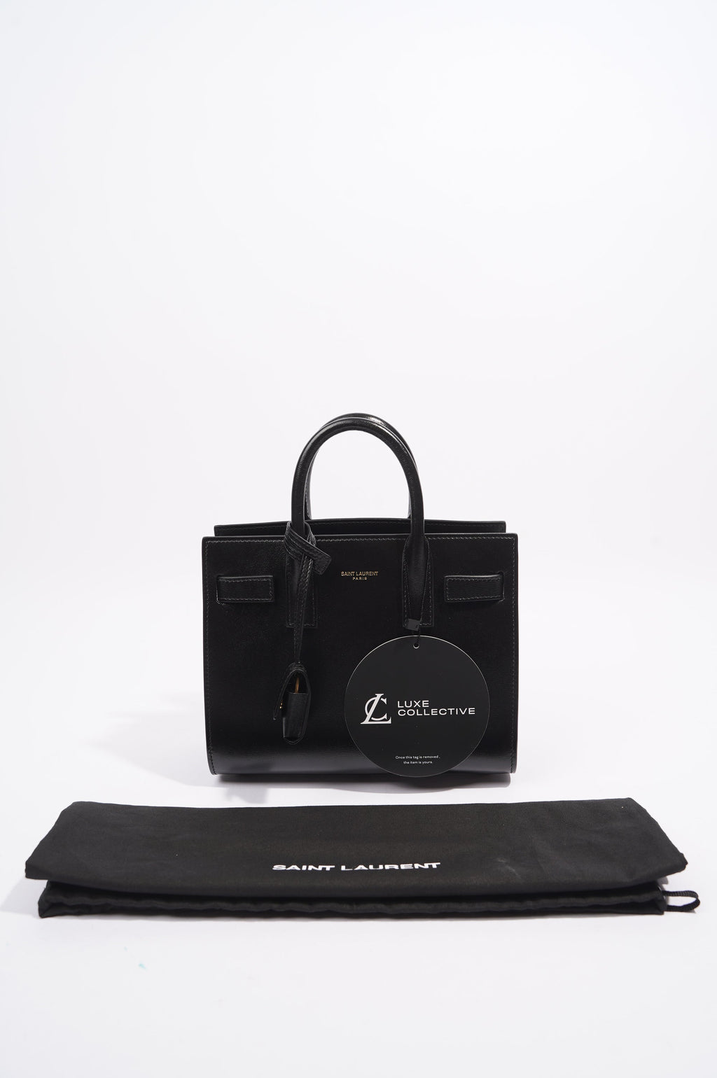 Saint Laurent Sac de Jour Nano Black Black Leather Nano