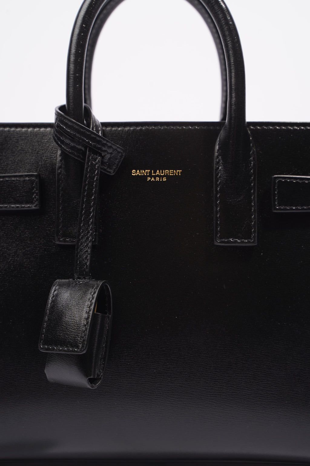 Saint Laurent Sac de Jour Nano Black Black Leather Nano