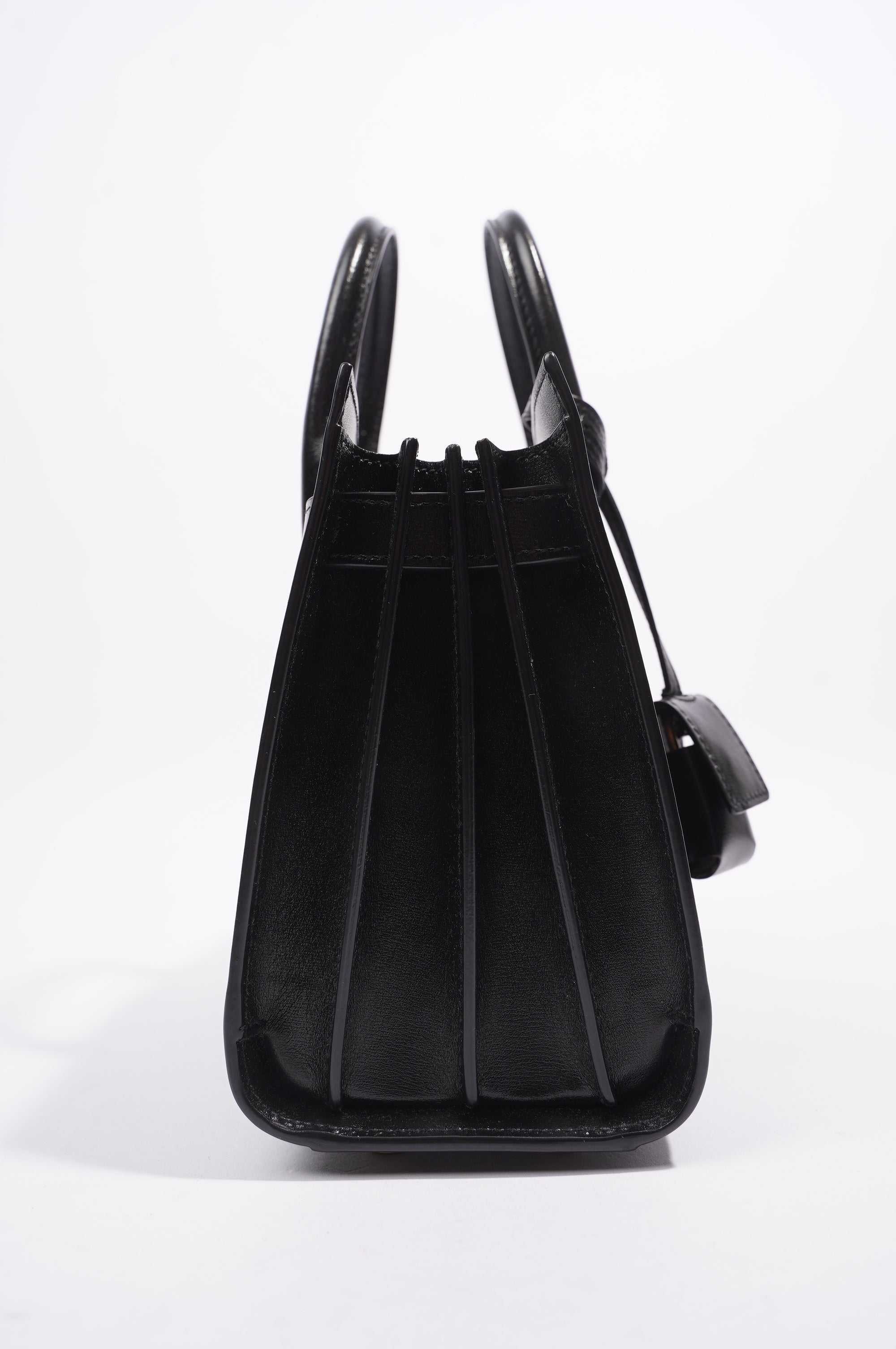 Saint Laurent Sac de Jour Nano Black Black Leather Nano
