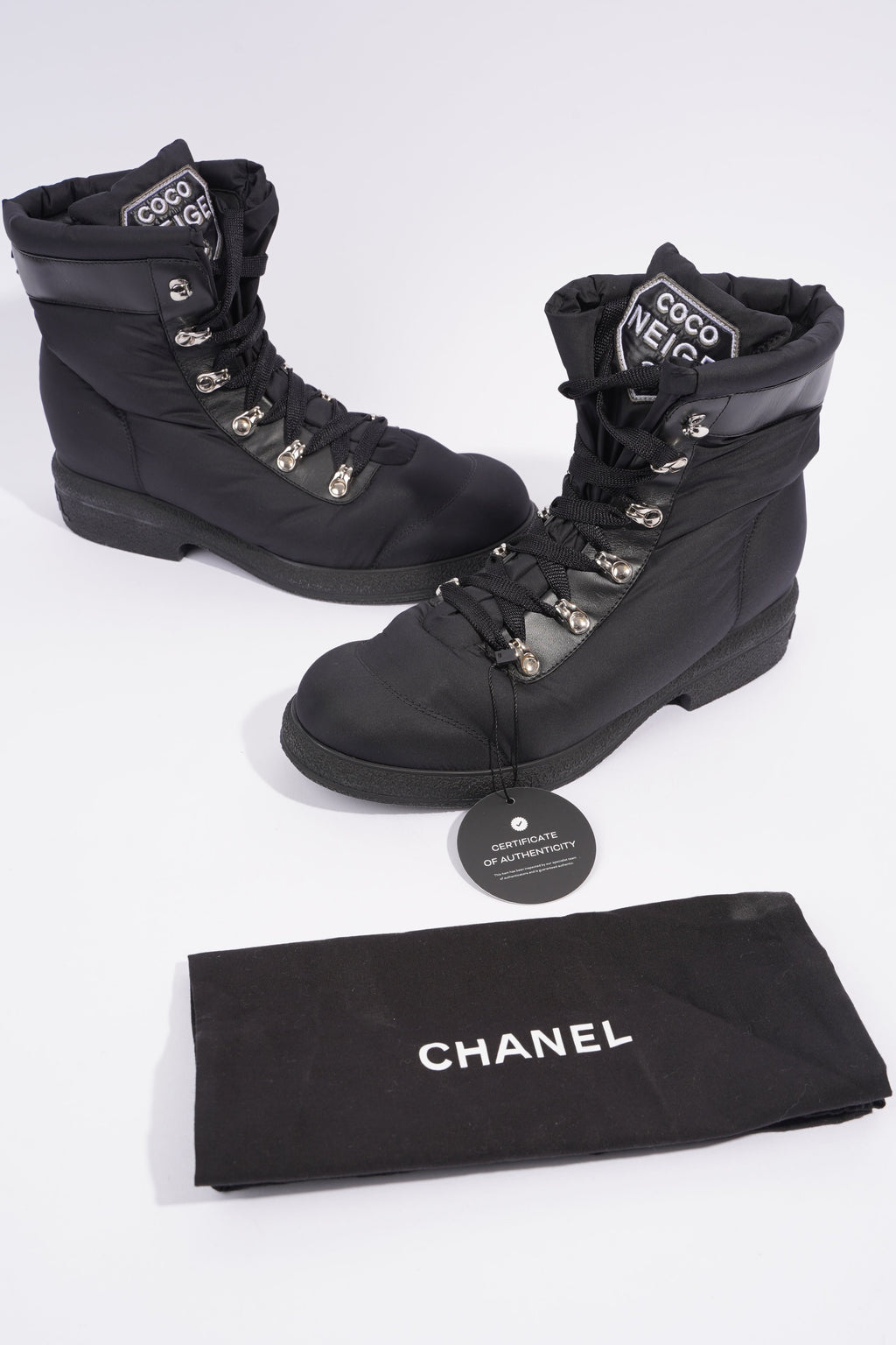 Chanel CC Logo Sneaker Black Suede EU 41 UK 8