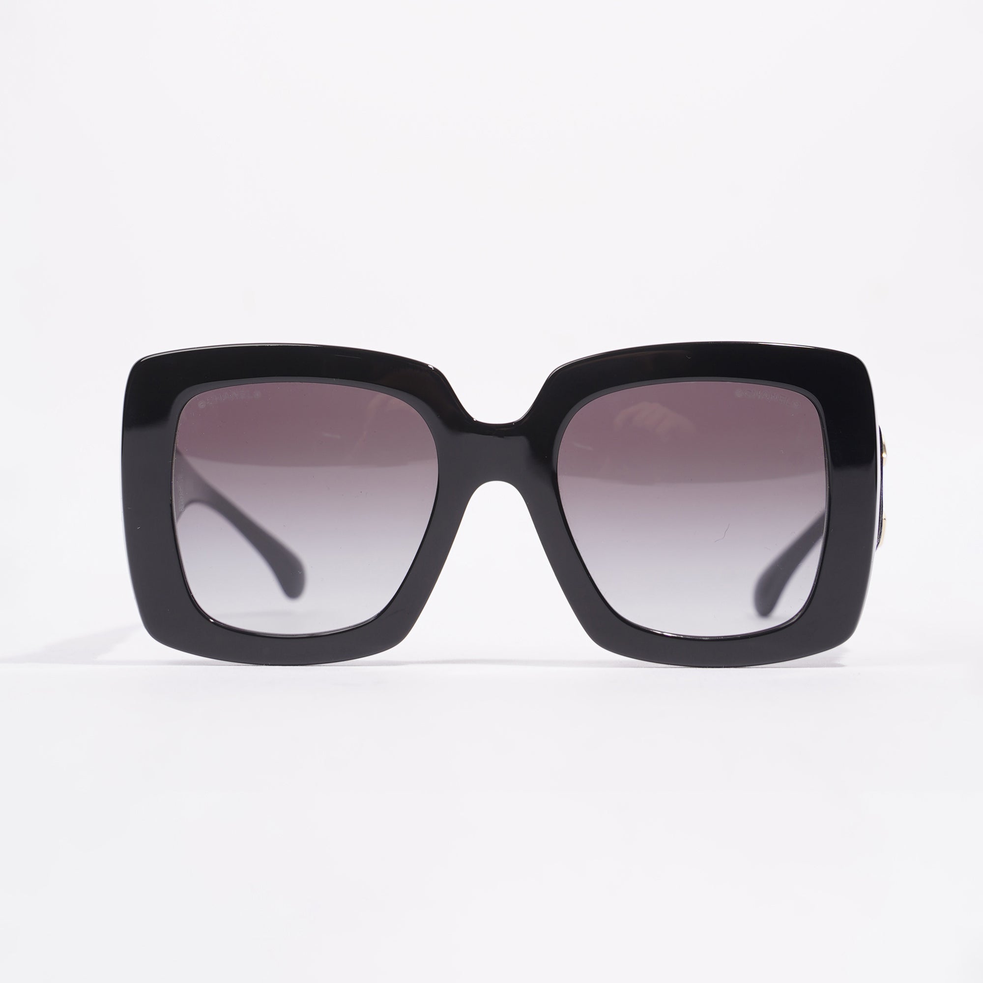 Chanel 5474-Q Sunglasses Black Acetate 140mm