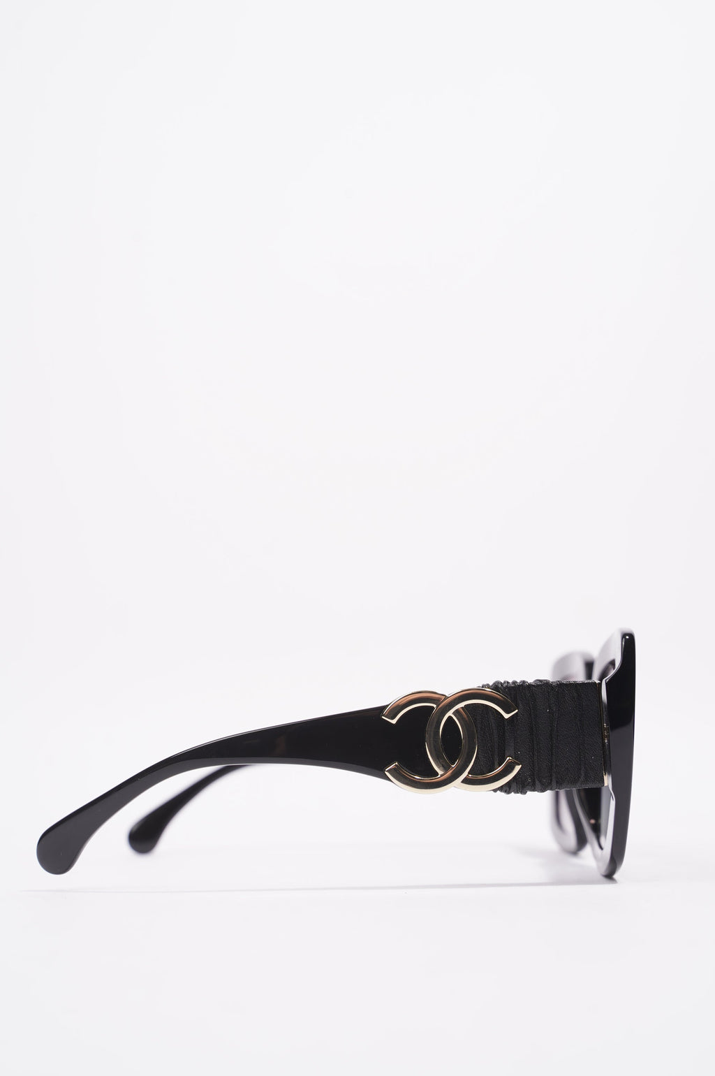 Chanel 5474-Q Sunglasses Black Acetate 140mm