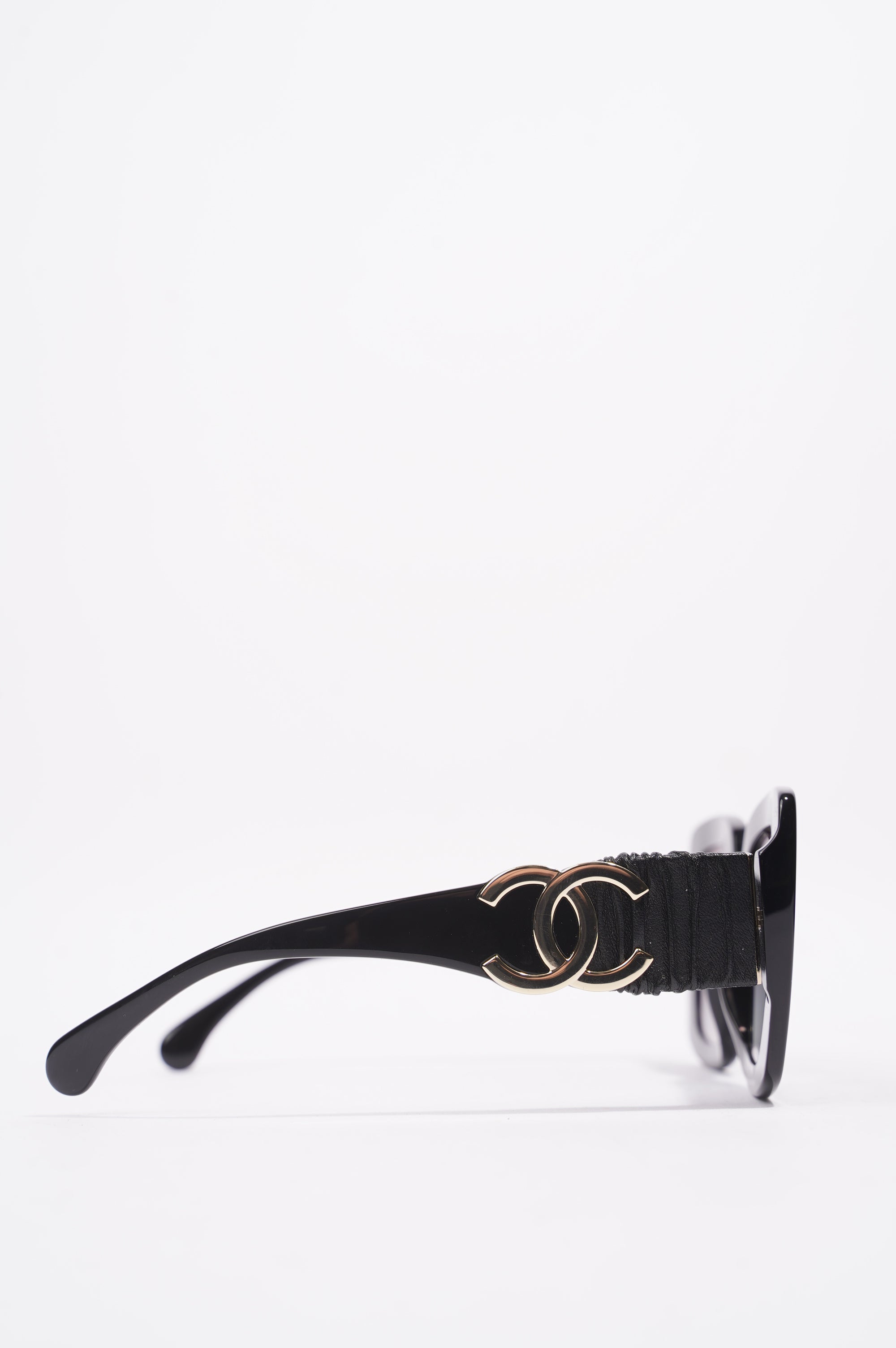 Chanel 5474-Q Sunglasses Black Acetate 140mm