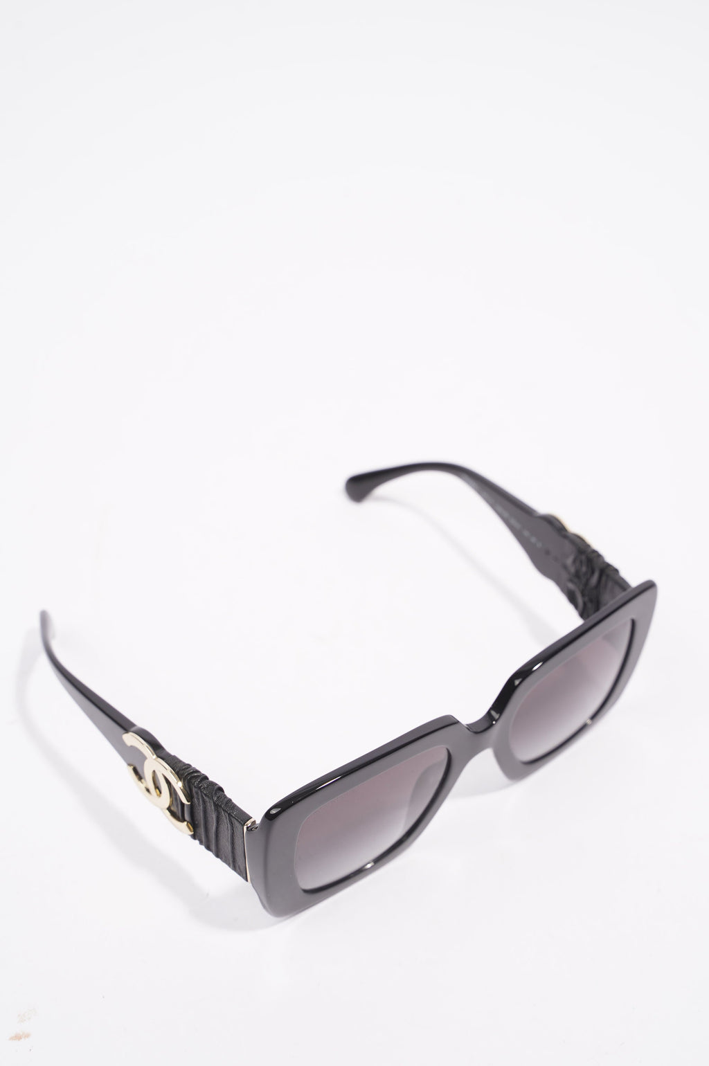 Chanel 5474-Q Sunglasses Black Acetate 140mm