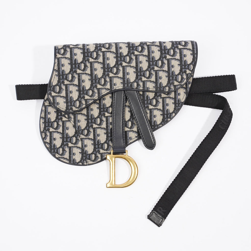 Christian Dior Saddle Belt Bag Oblique Canvas