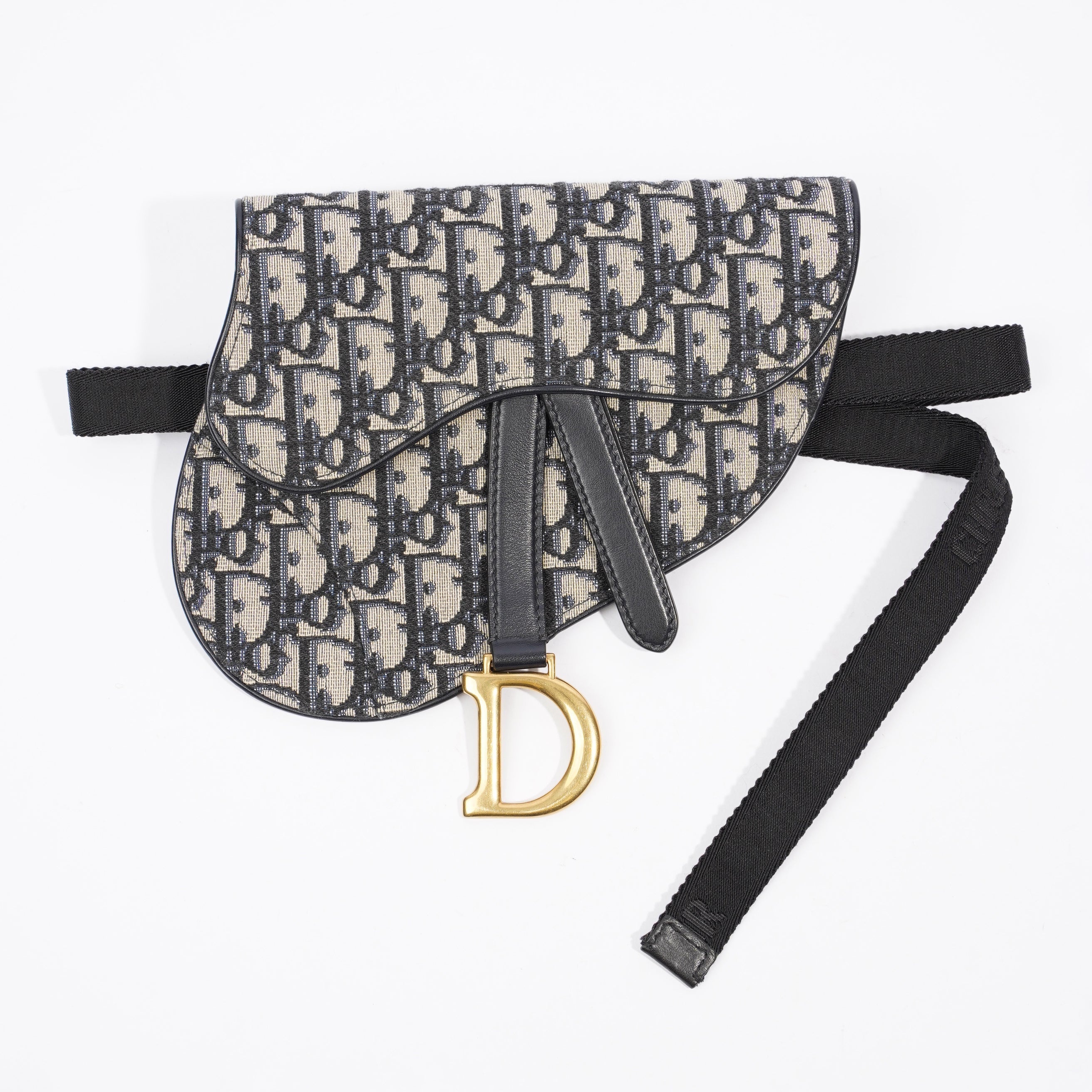 Christian Dior Saddle Belt Bag Oblique Canvas
