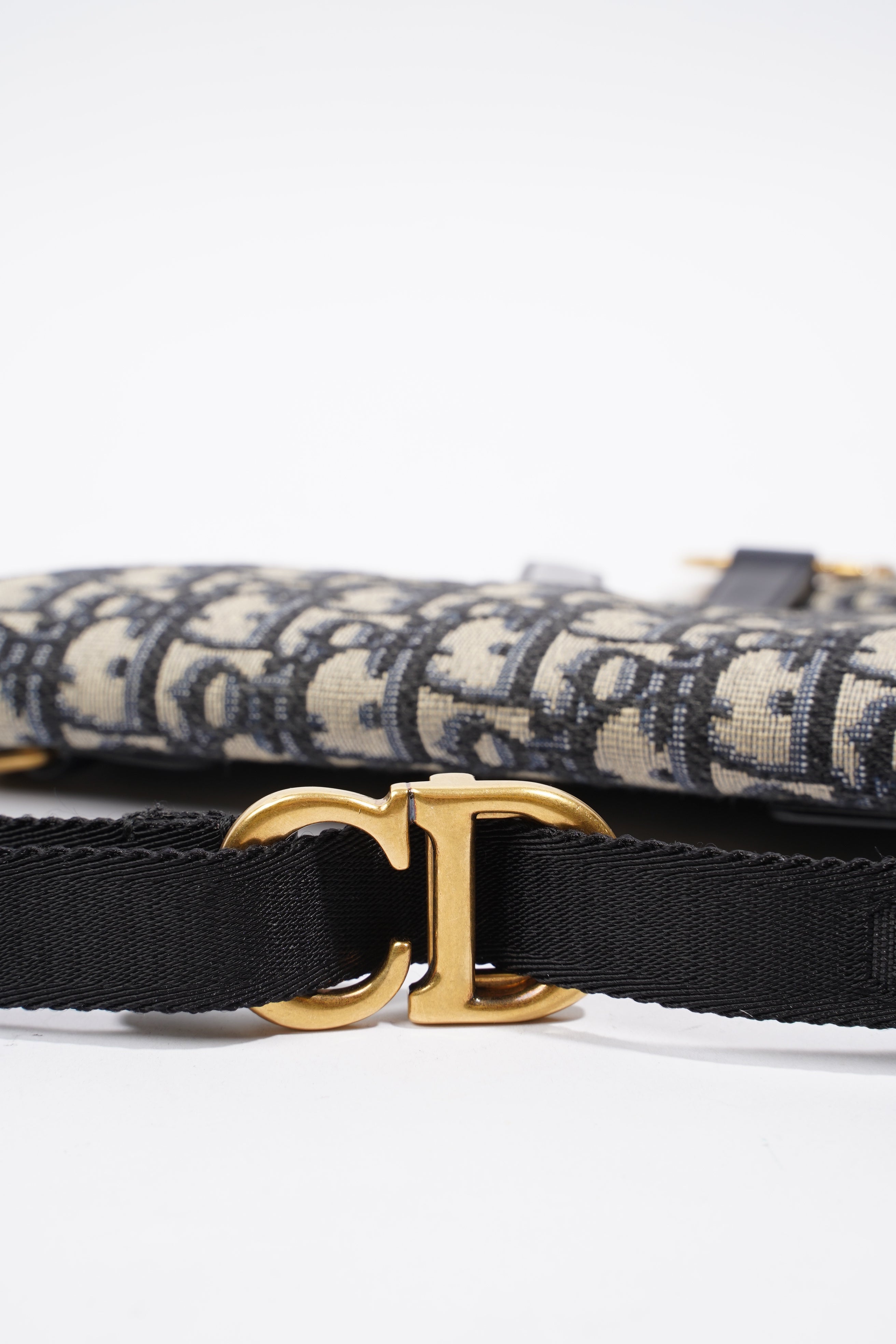 Christian Dior Saddle Belt Bag Oblique Canvas