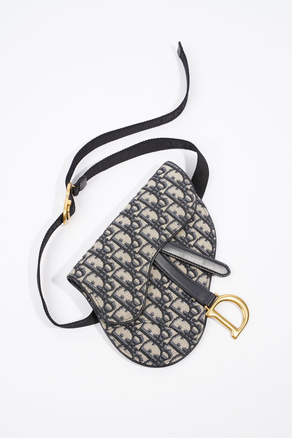 Christian Dior Saddle Belt Bag Oblique Canvas