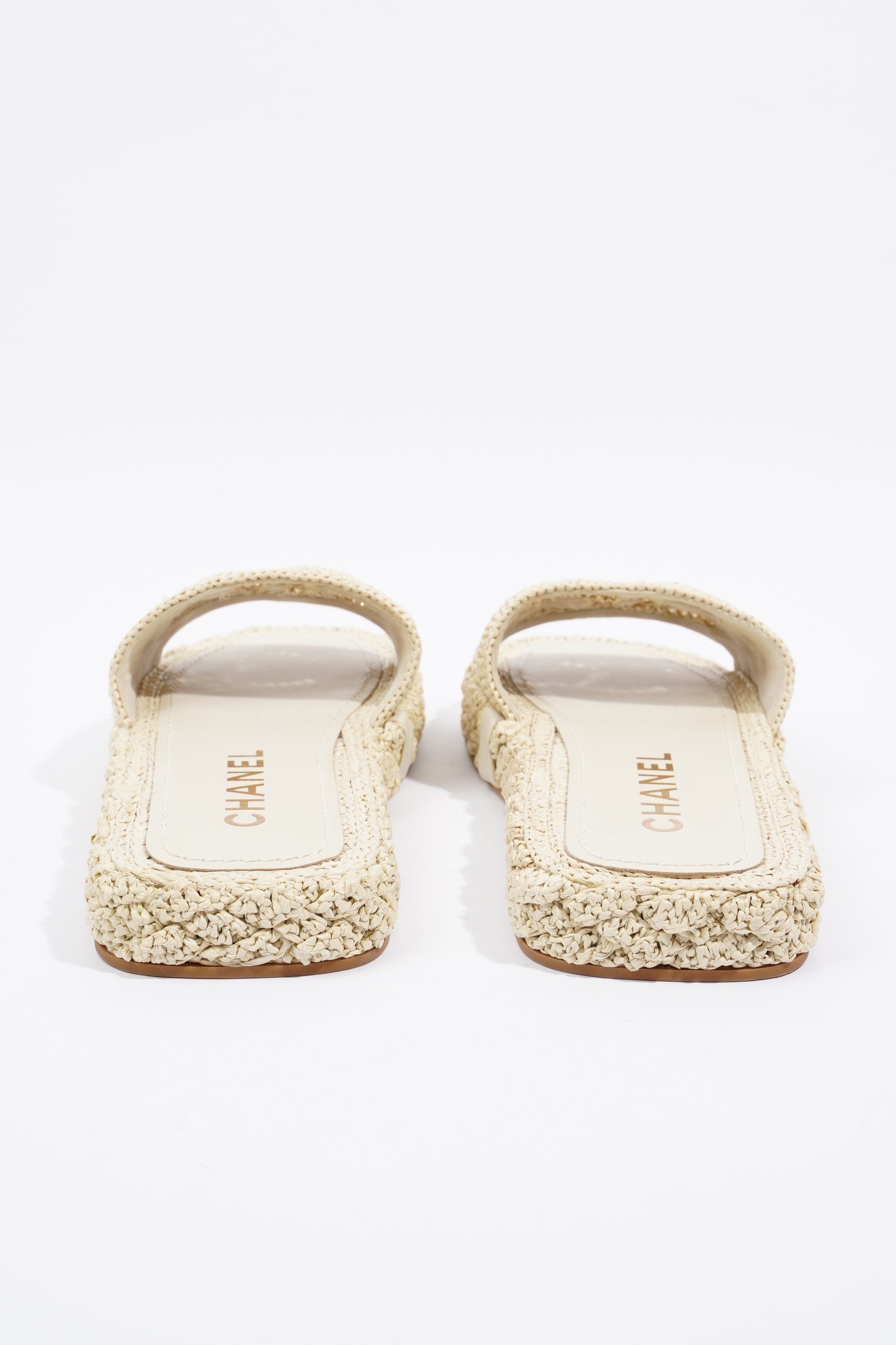 Chanel CC Braided Cord Beige Fabric EU 40 UK 7