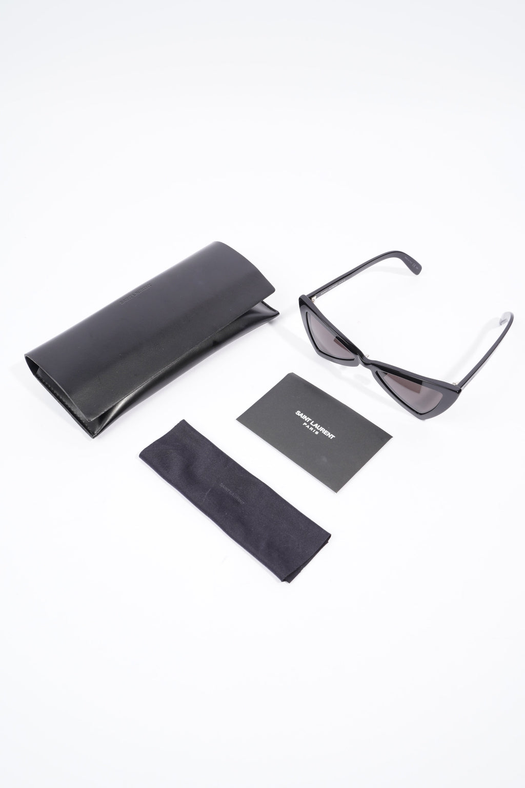 Saint Laurent New Wave Jerry Sunglasses Black Acetate 53mm 19mm