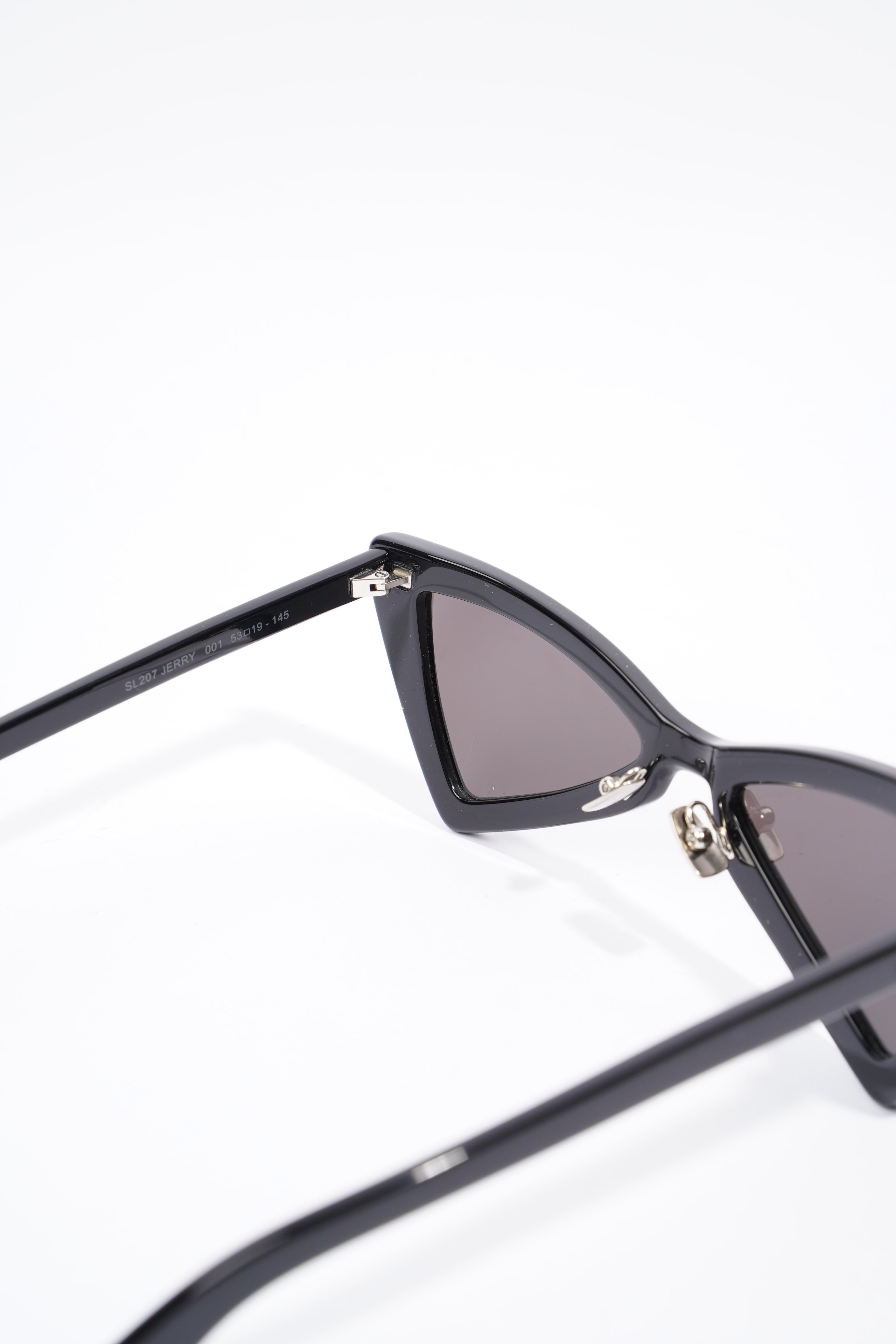 Saint Laurent New Wave Jerry Sunglasses Black Acetate 53mm 19mm