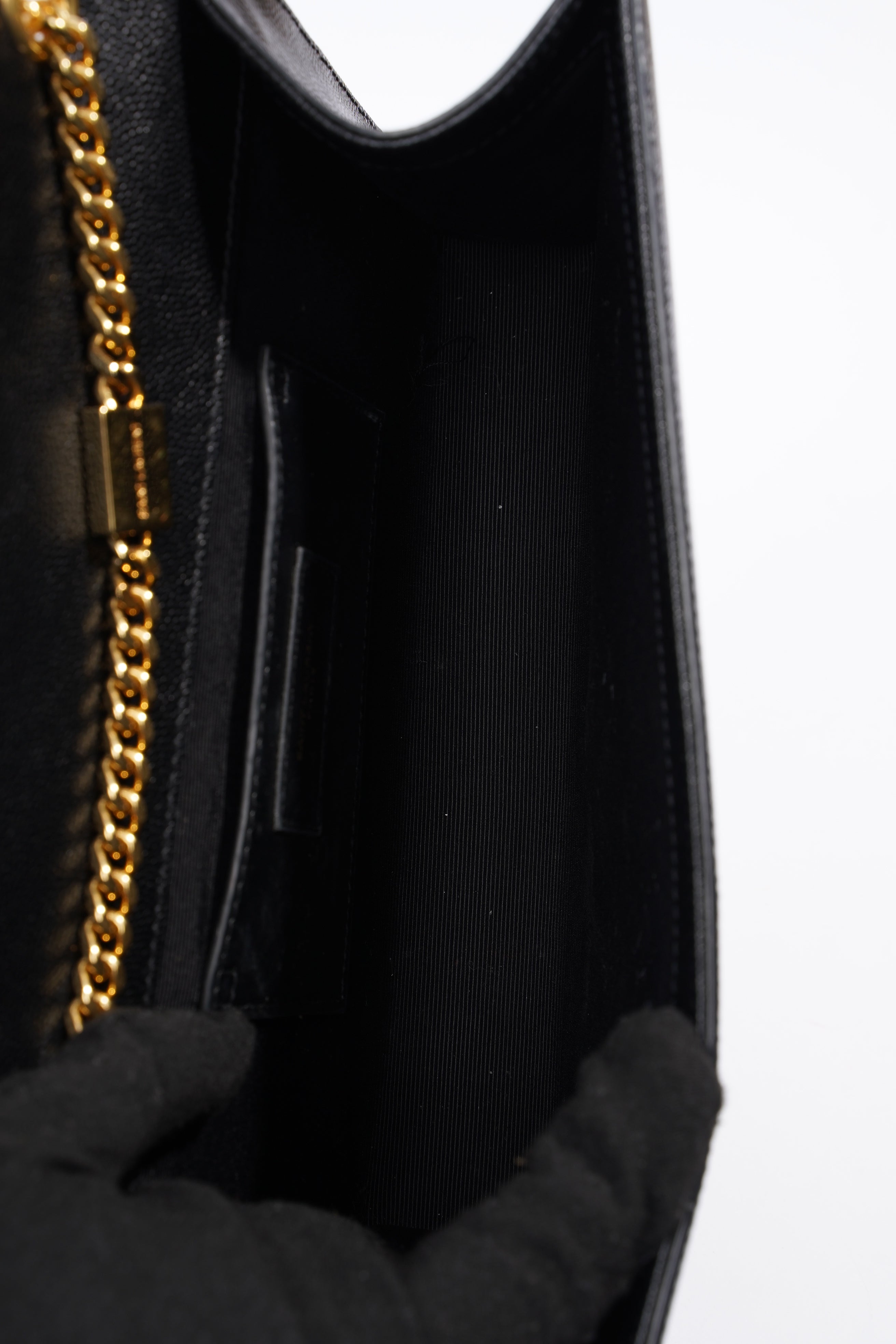 Saint Laurent Kate Black Leather Small