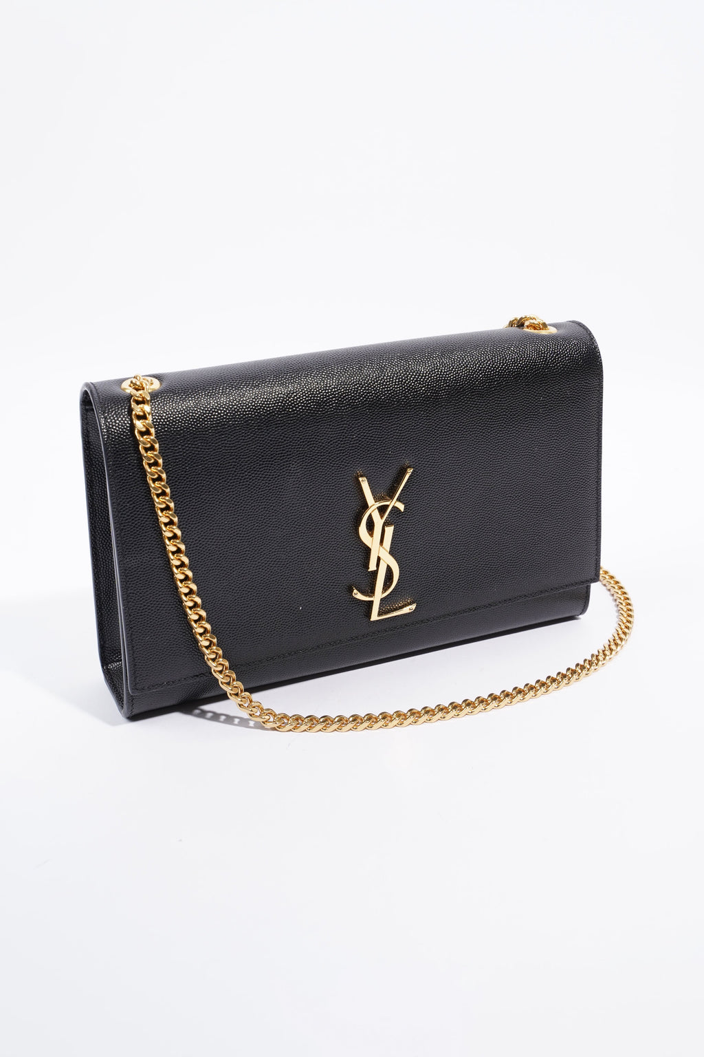 Saint Laurent Kate Black Leather Small