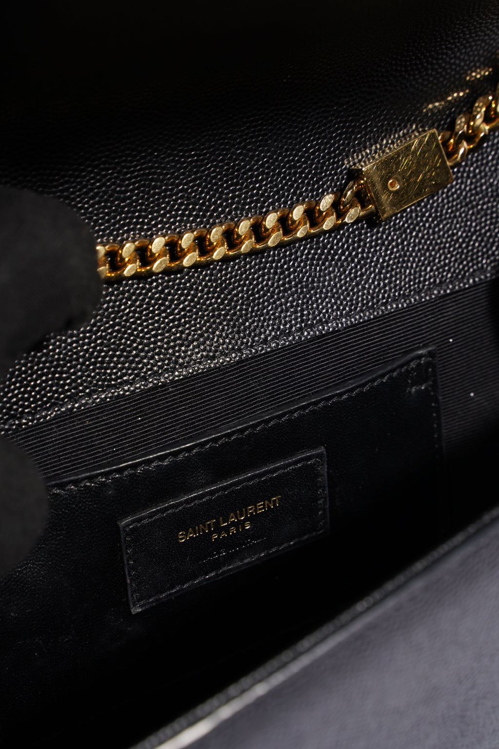 Saint Laurent Kate Black Leather Small