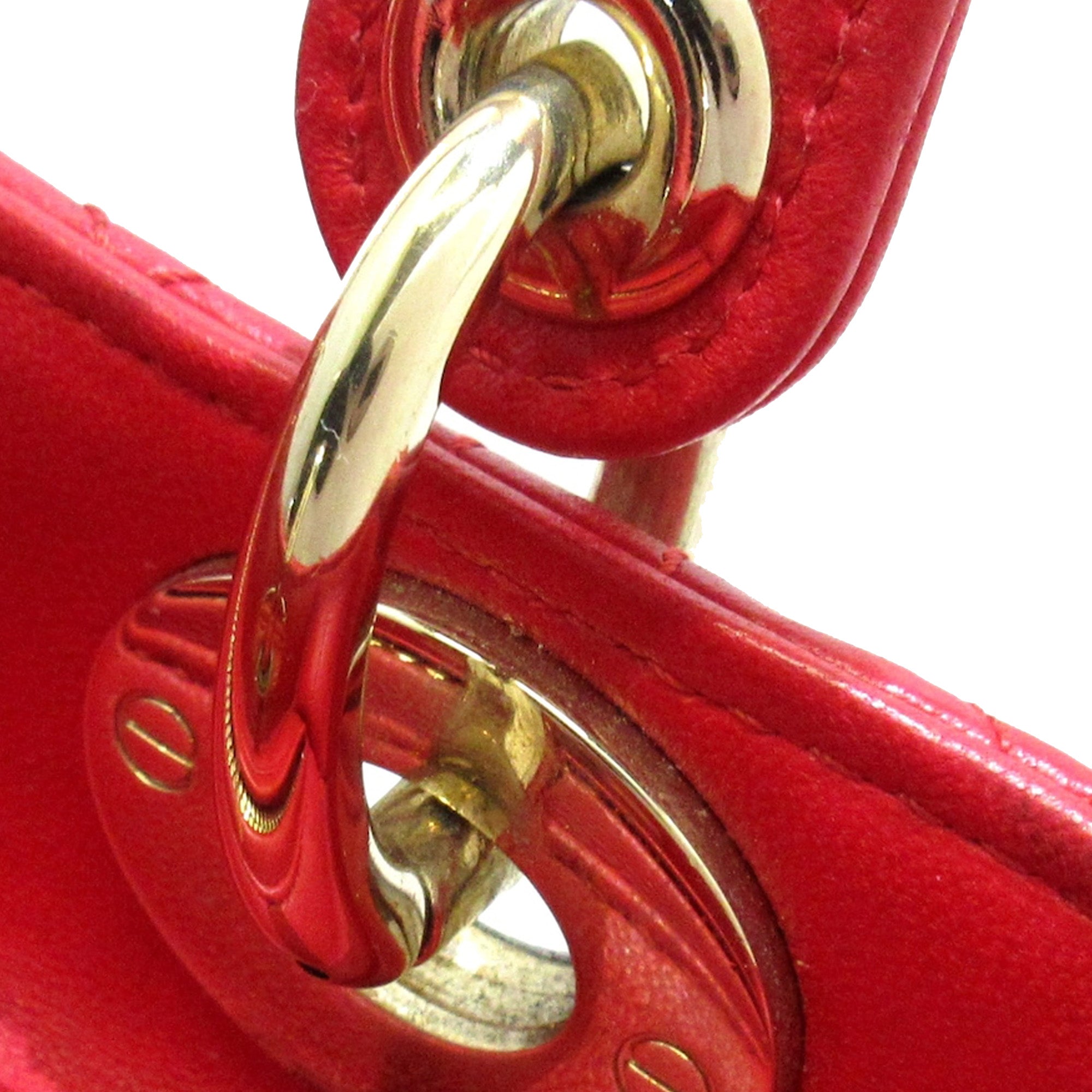 DIORMedium Lambskin Cannage Lady  Satchel