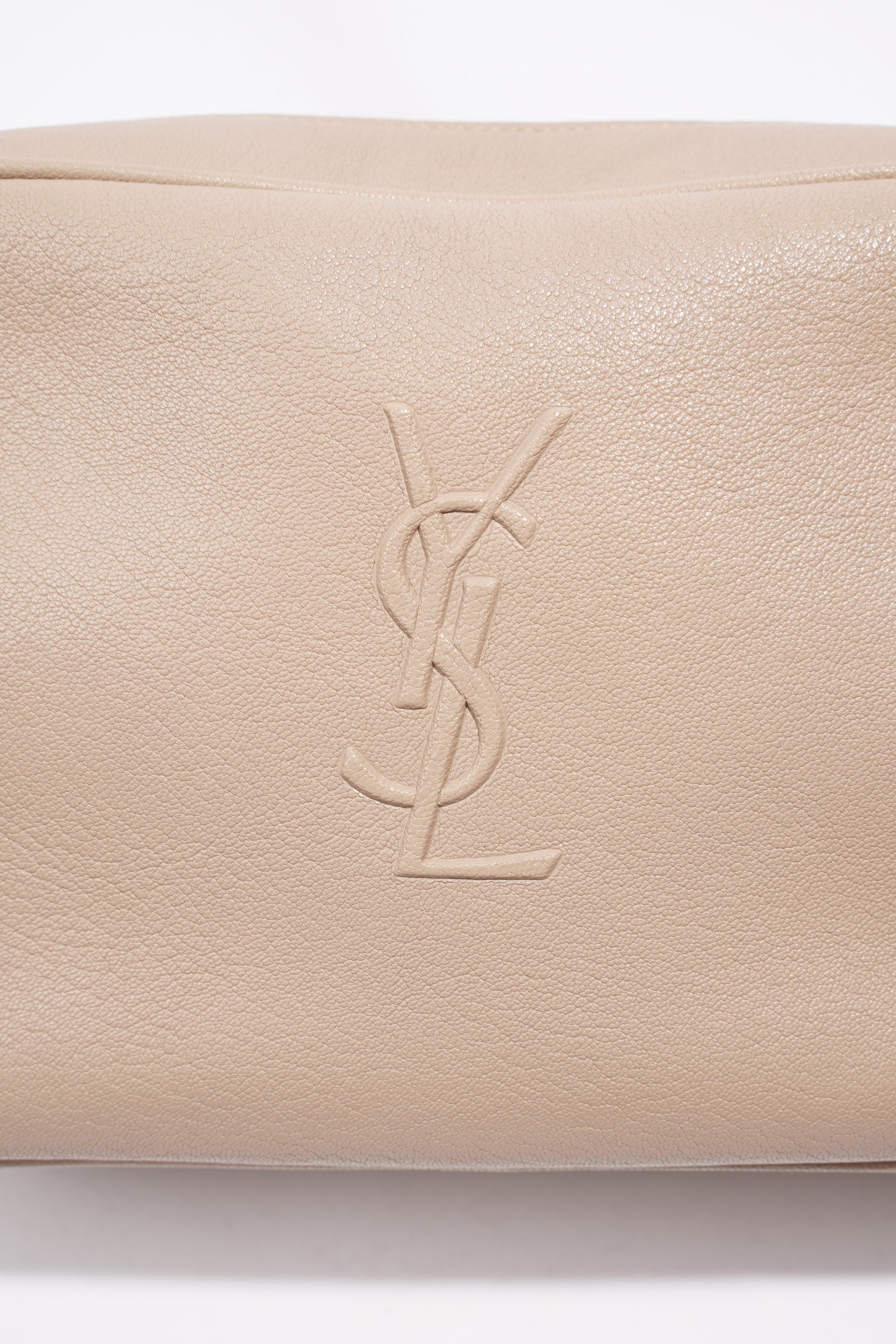 Saint Laurent Lou Camera Bag Nude Leather Small