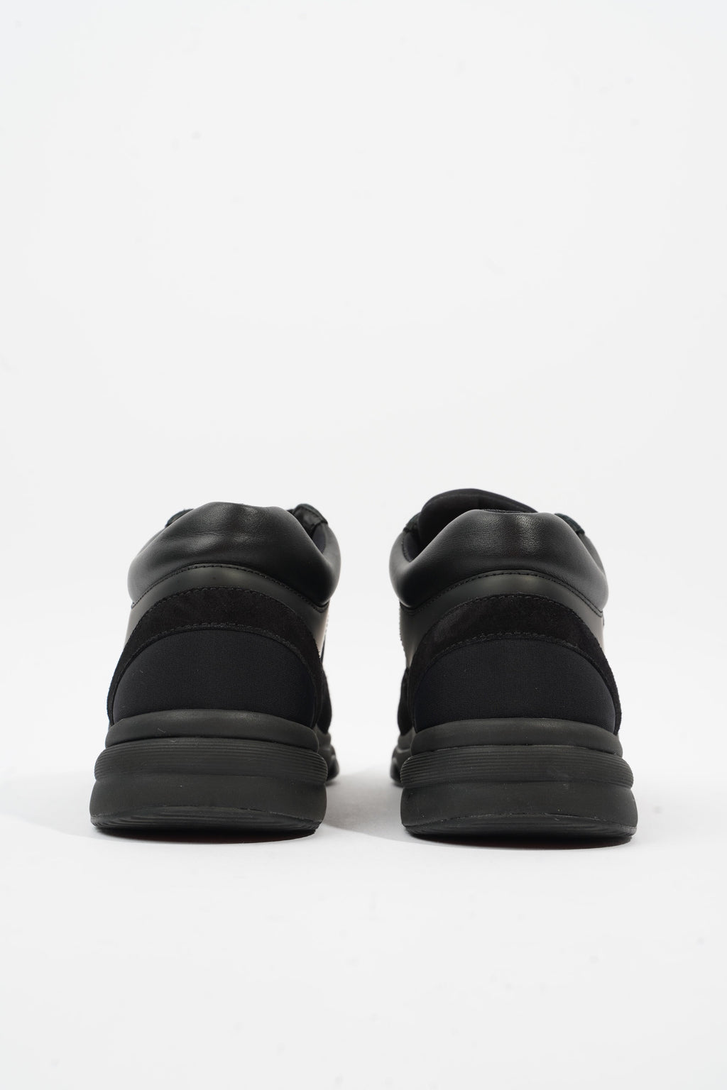 Chanel CC Logo Black Suede EU 37.5 UK 4.5
