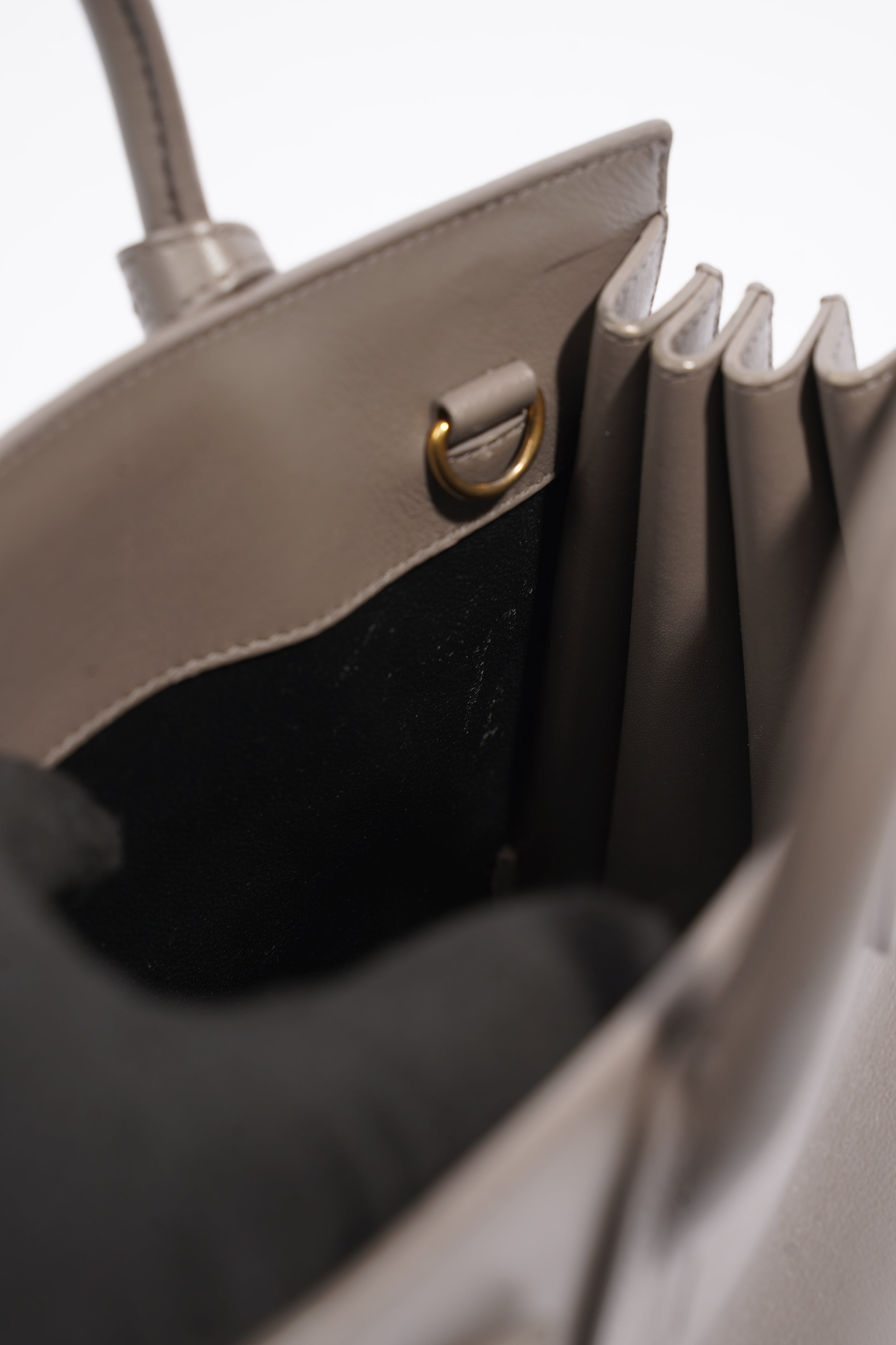 Saint Laurent Sac De Jour Grey Leather Nano