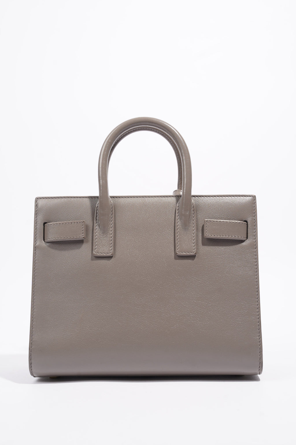 Saint Laurent Sac De Jour Grey Leather Nano