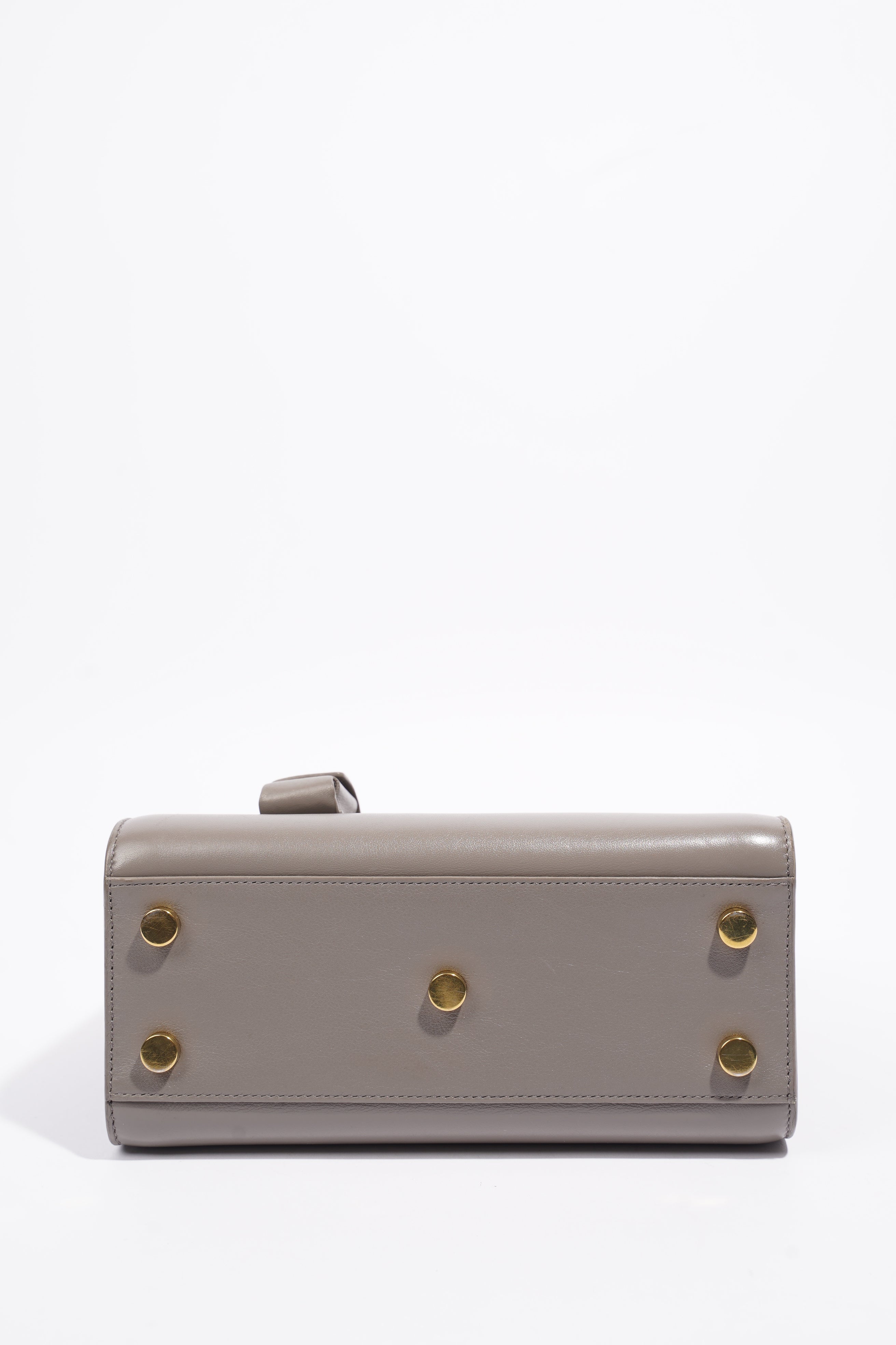 Saint Laurent Sac De Jour Grey Leather Nano