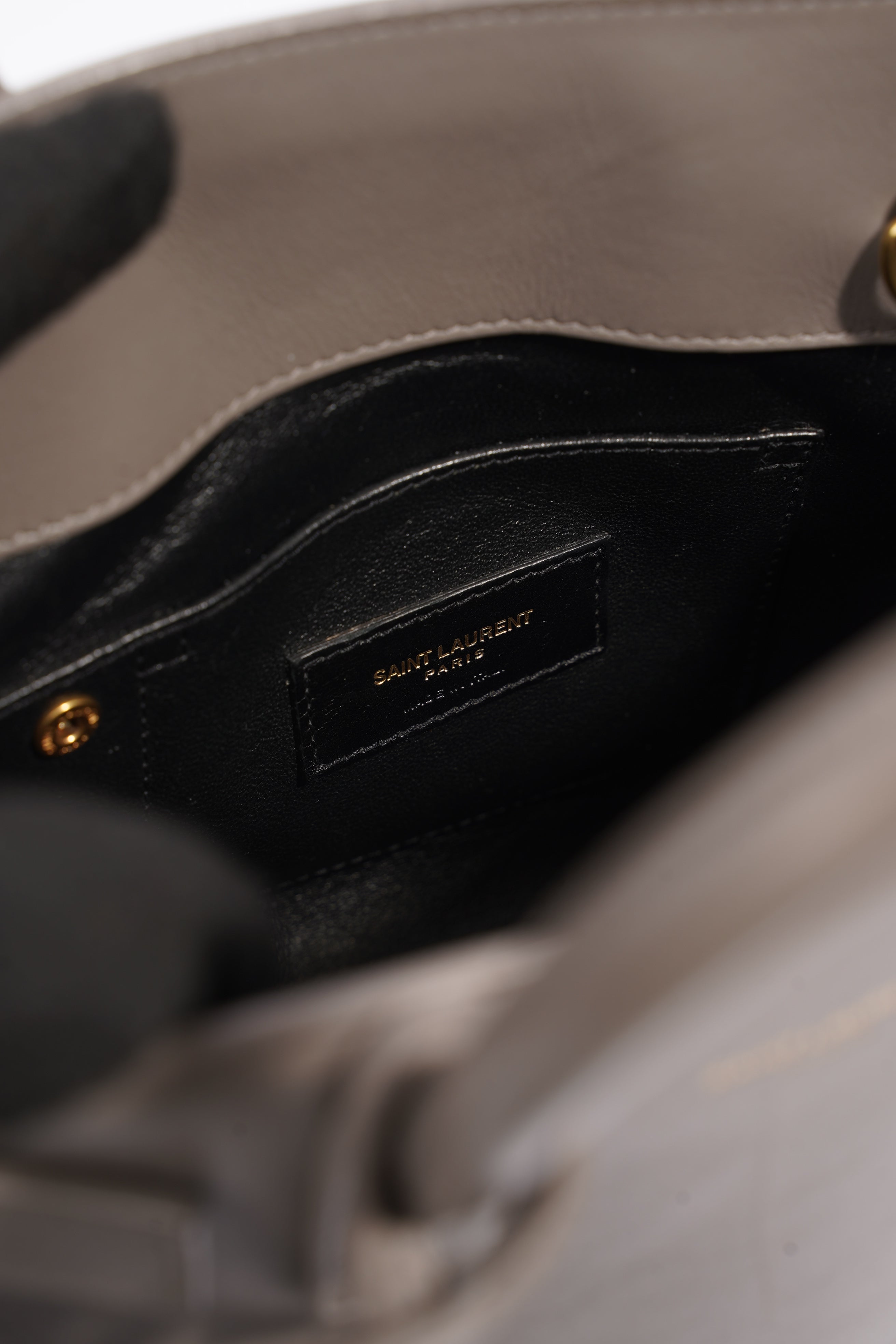 Saint Laurent Sac De Jour Grey Leather Nano