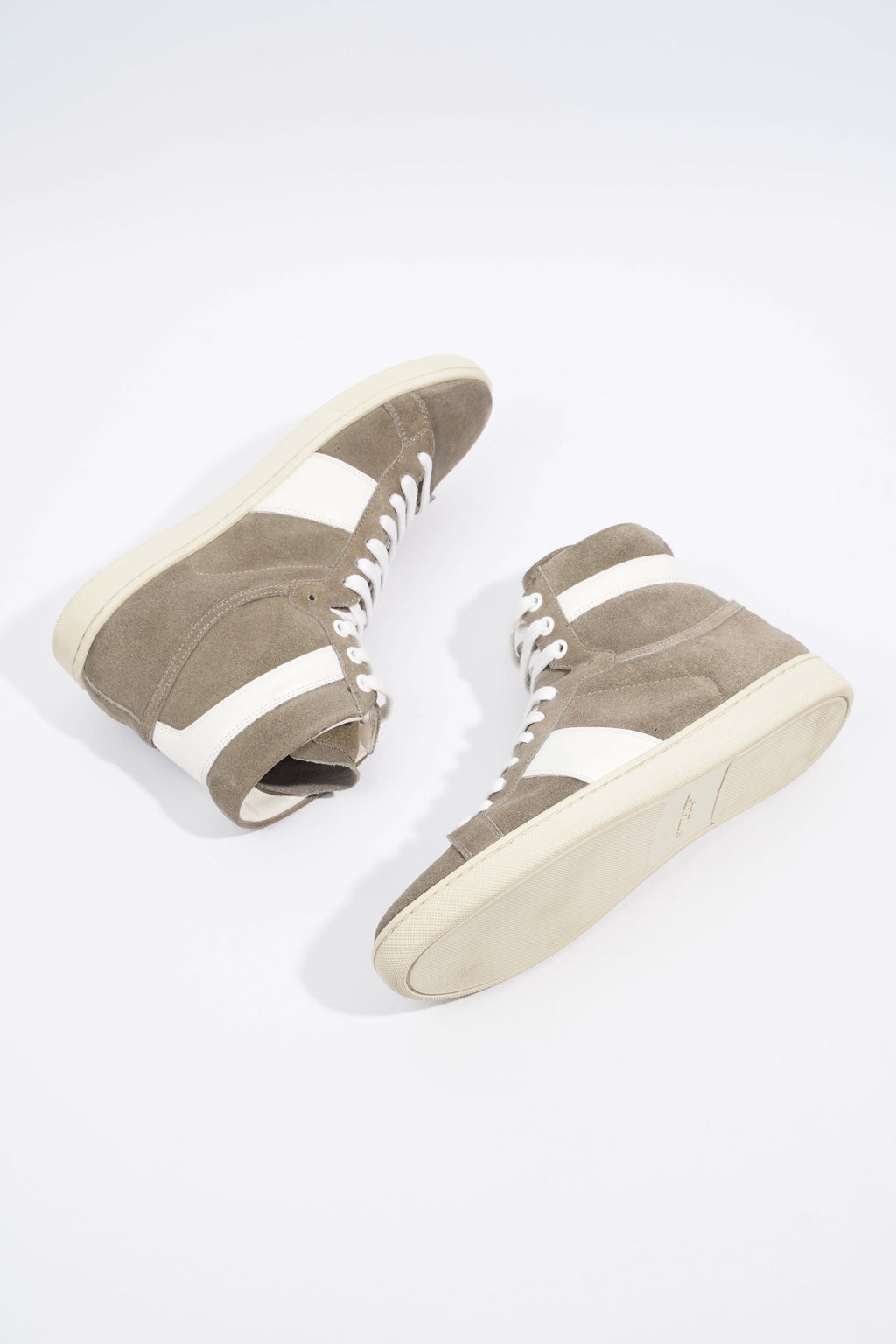 Saint Laurent Court Classic Grey / White Suede EU 38.5 UK 5.5