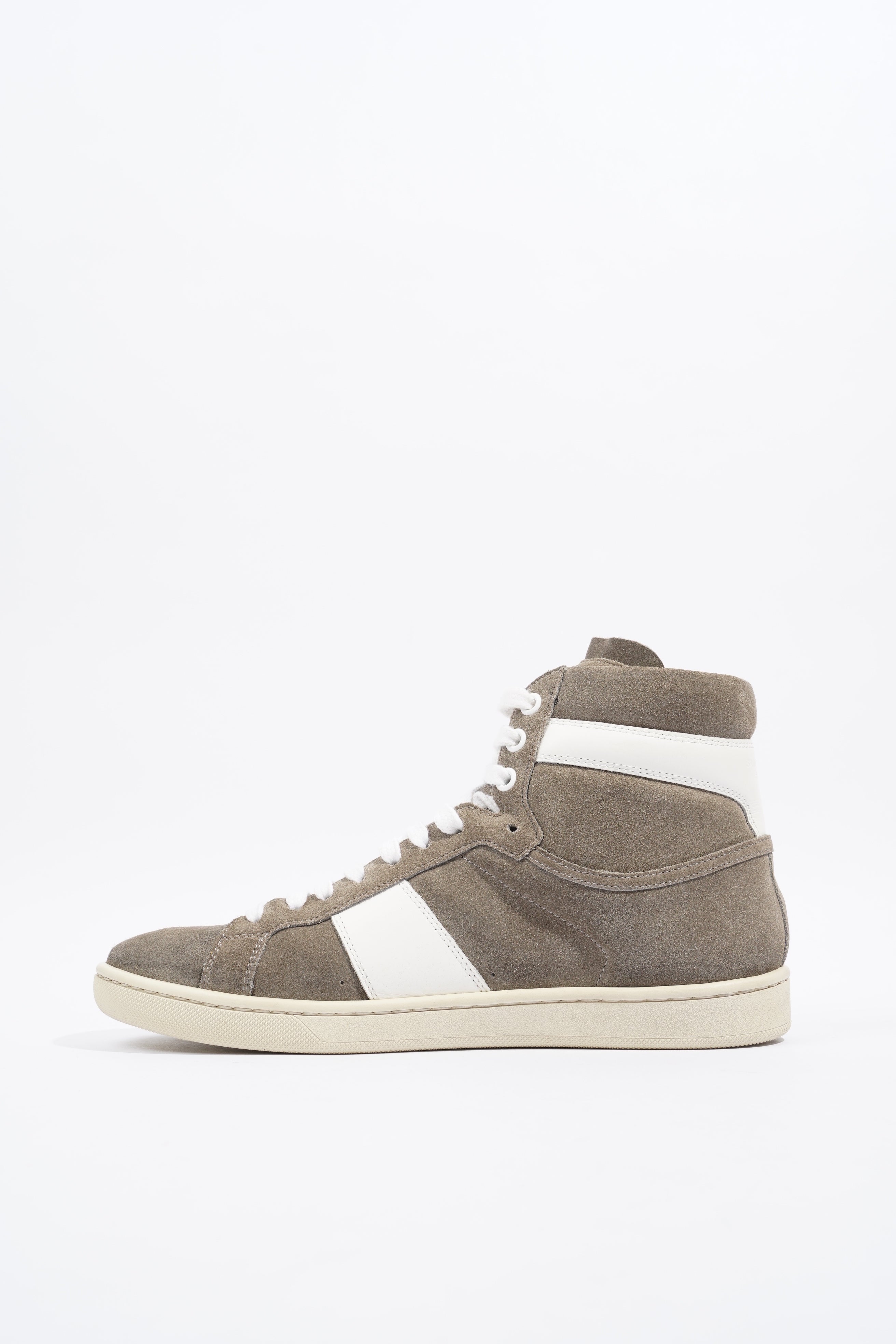 Saint Laurent Court Classic Grey / White Suede EU 38.5 UK 5.5