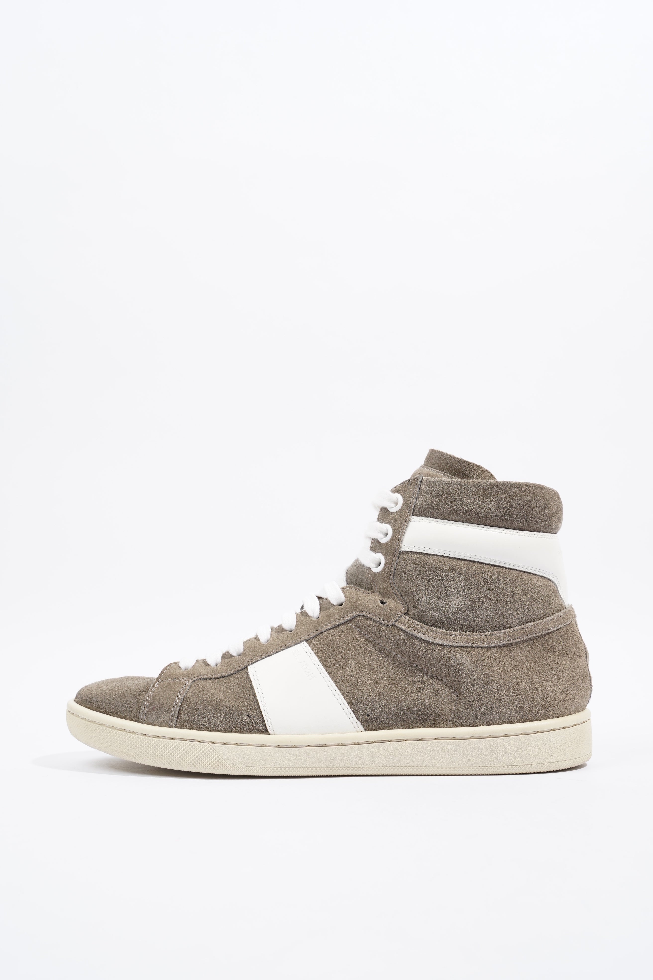 Saint Laurent Court Classic Grey / White Suede EU 38.5 UK 5.5