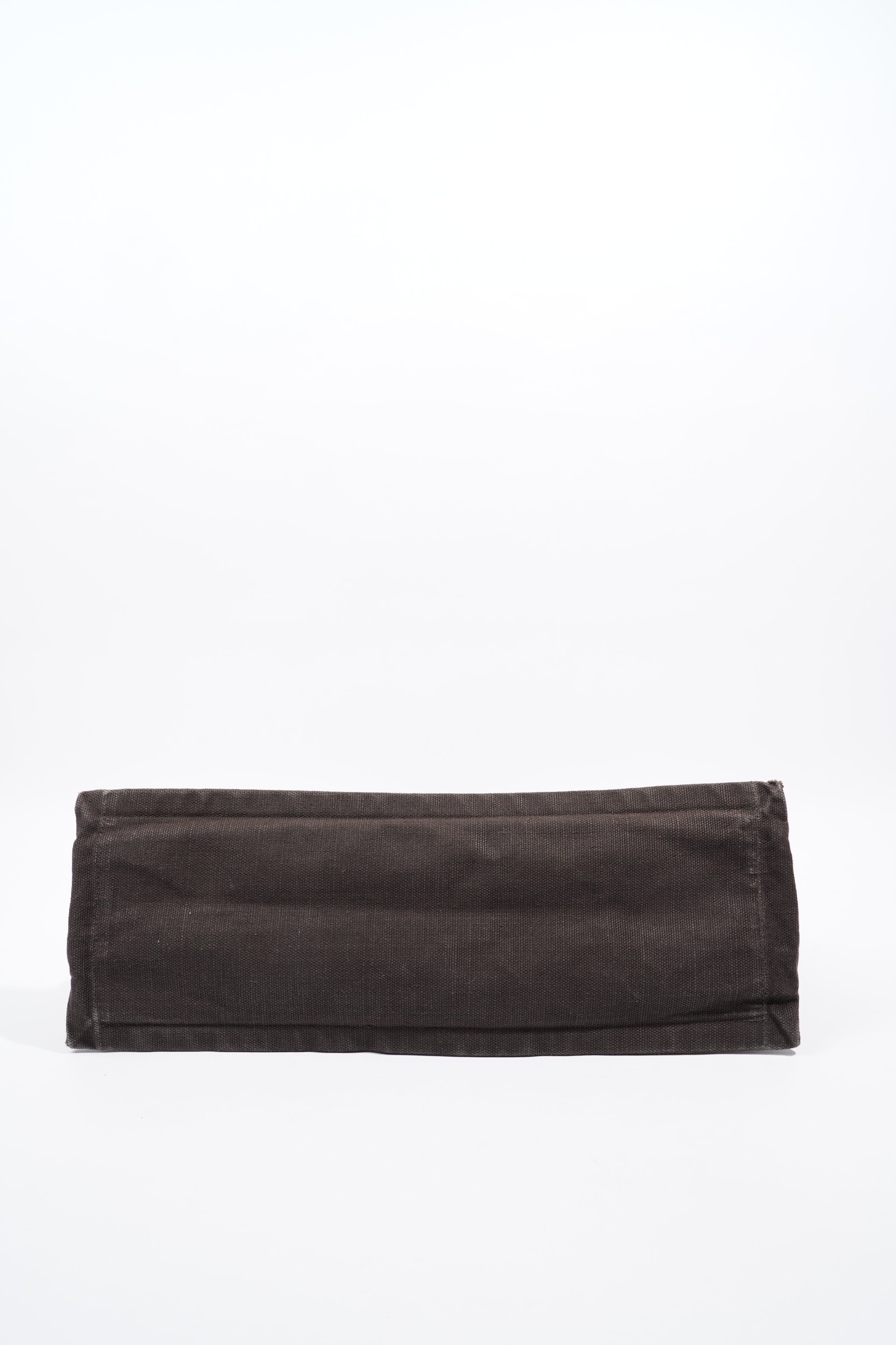 Saint Laurent Rive Gauche Tote Brown / Beige Cotton