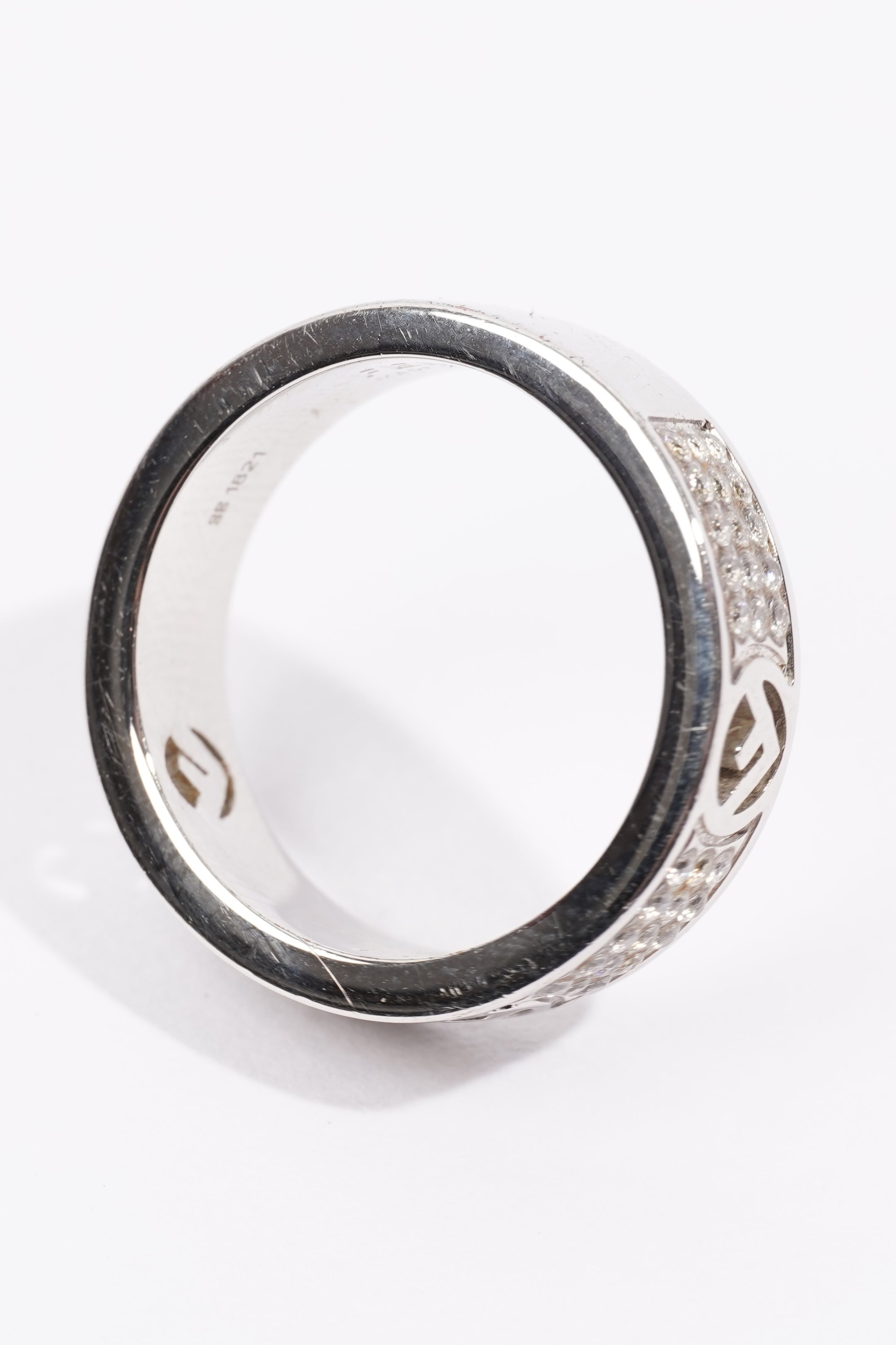 Fendi F Is Fendi Ring Silver Base Metal Medium