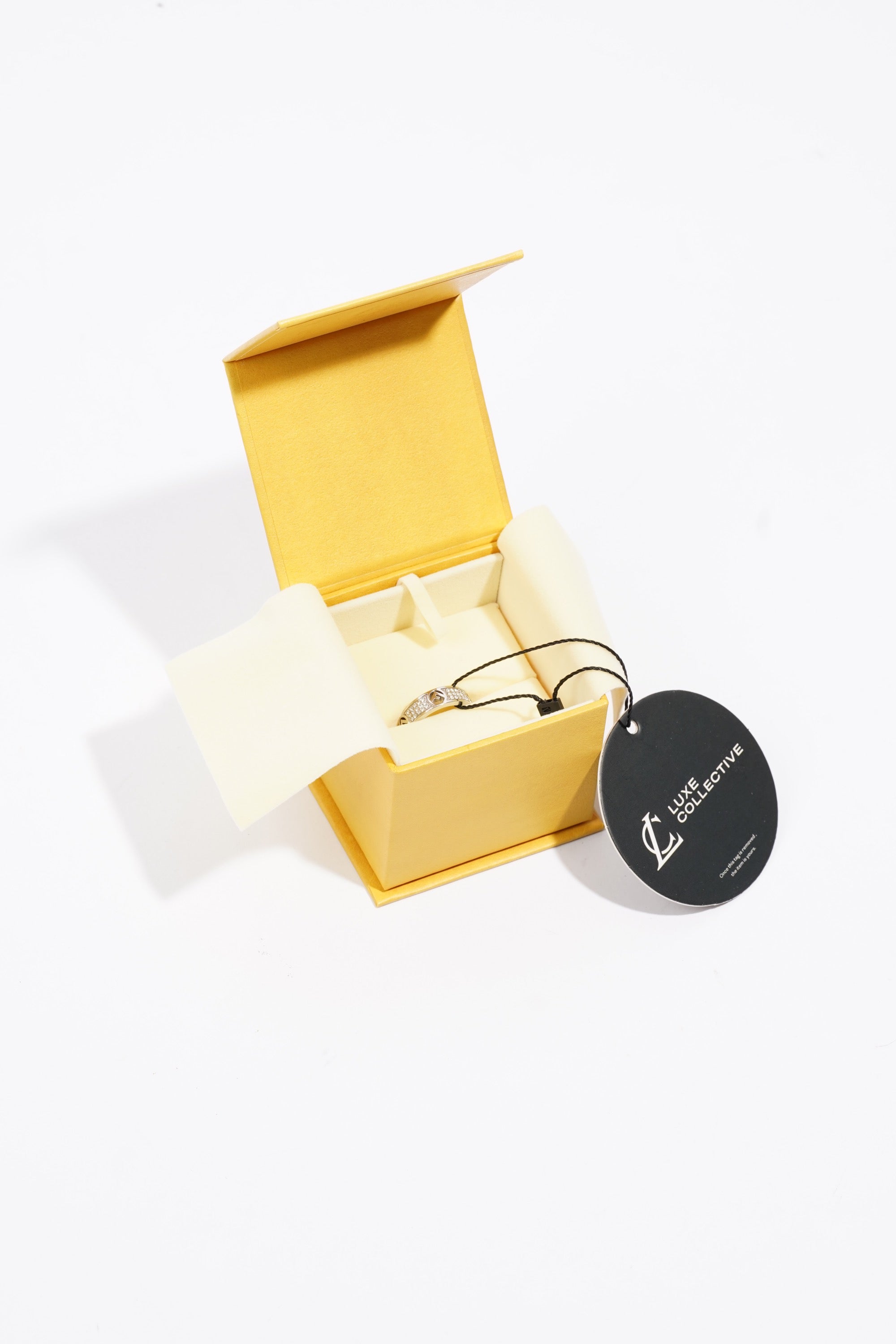 Fendi F Is Fendi Ring Silver Base Metal Medium