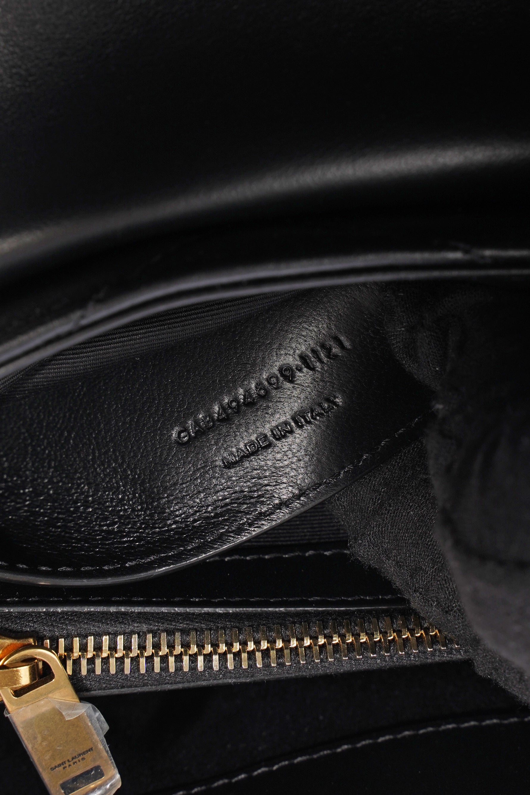 Saint Laurent Lou Lou Black Leather Small