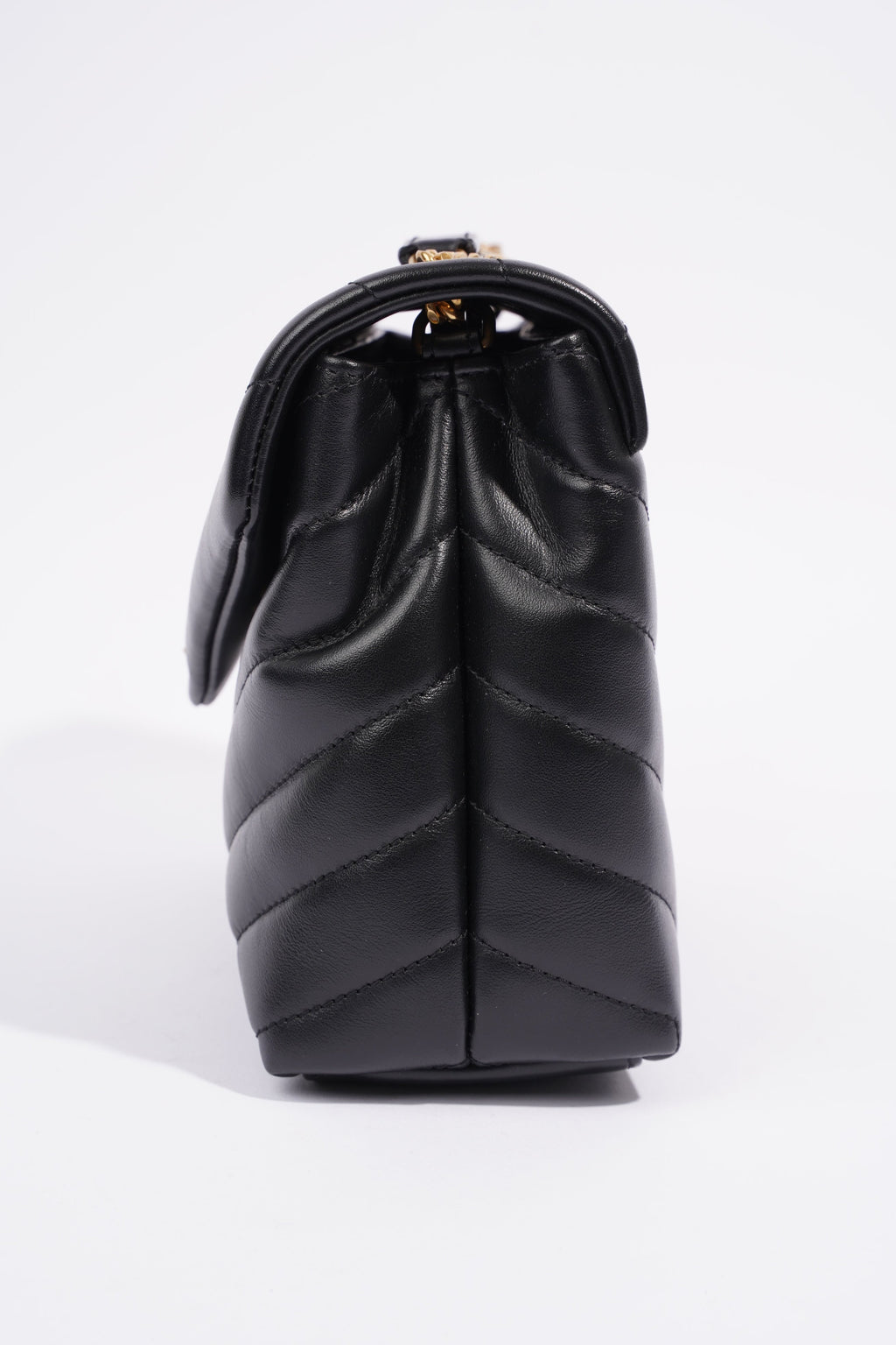 Saint Laurent Lou Lou Black Leather Small