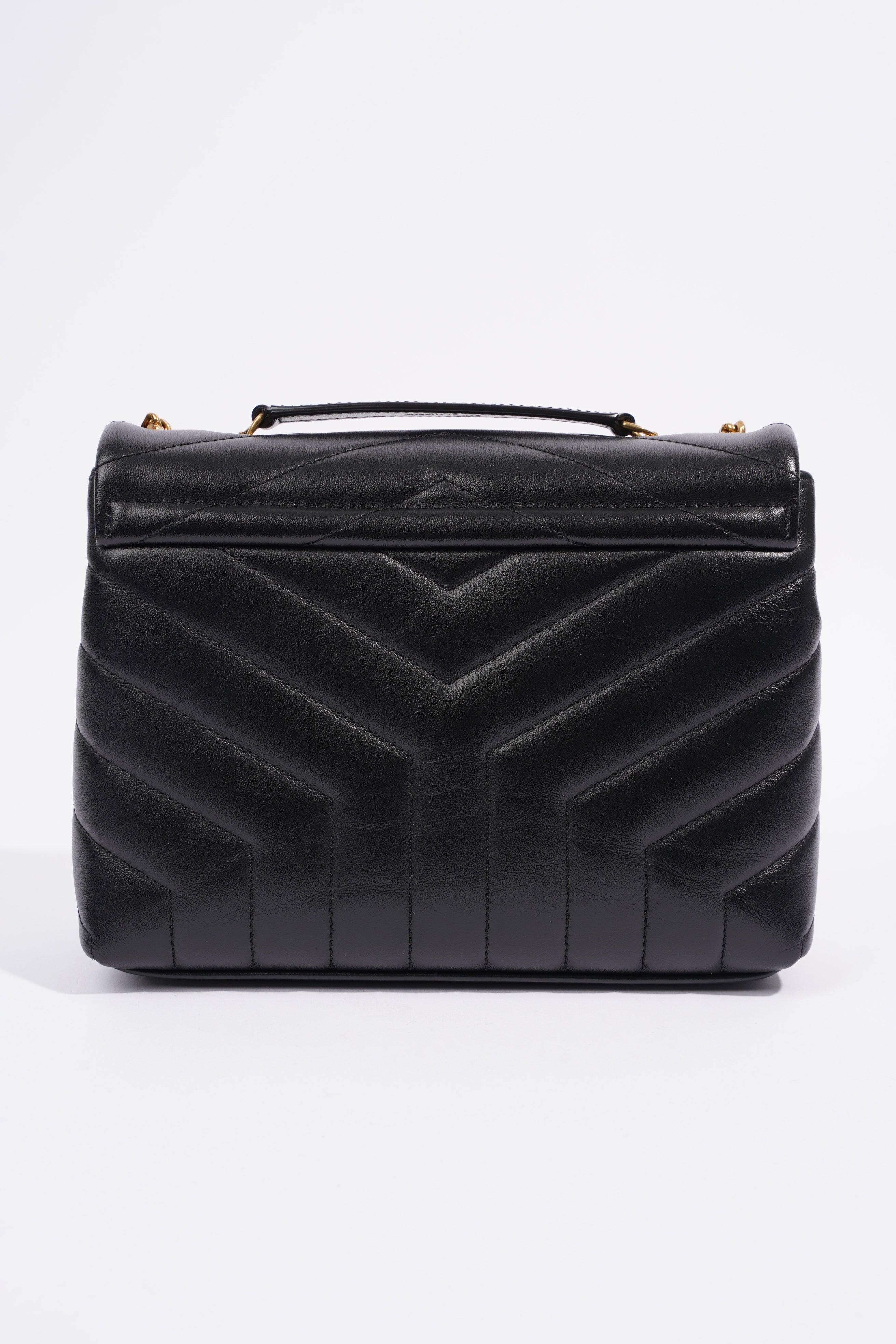 Saint Laurent Lou Lou Black Leather Small
