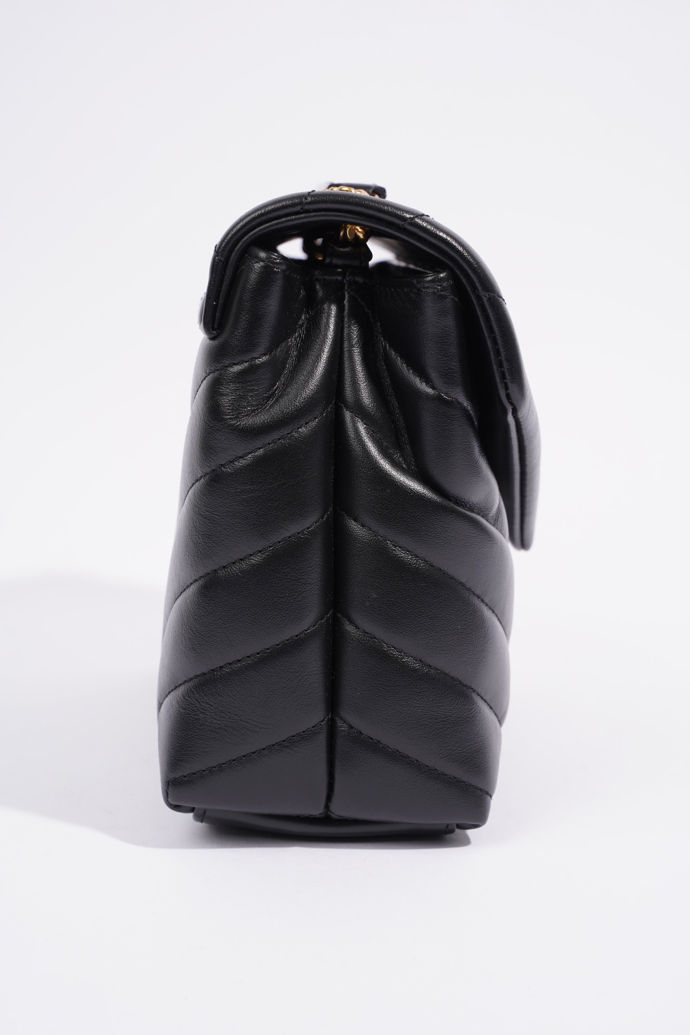 Saint Laurent Lou Lou Black Leather Small