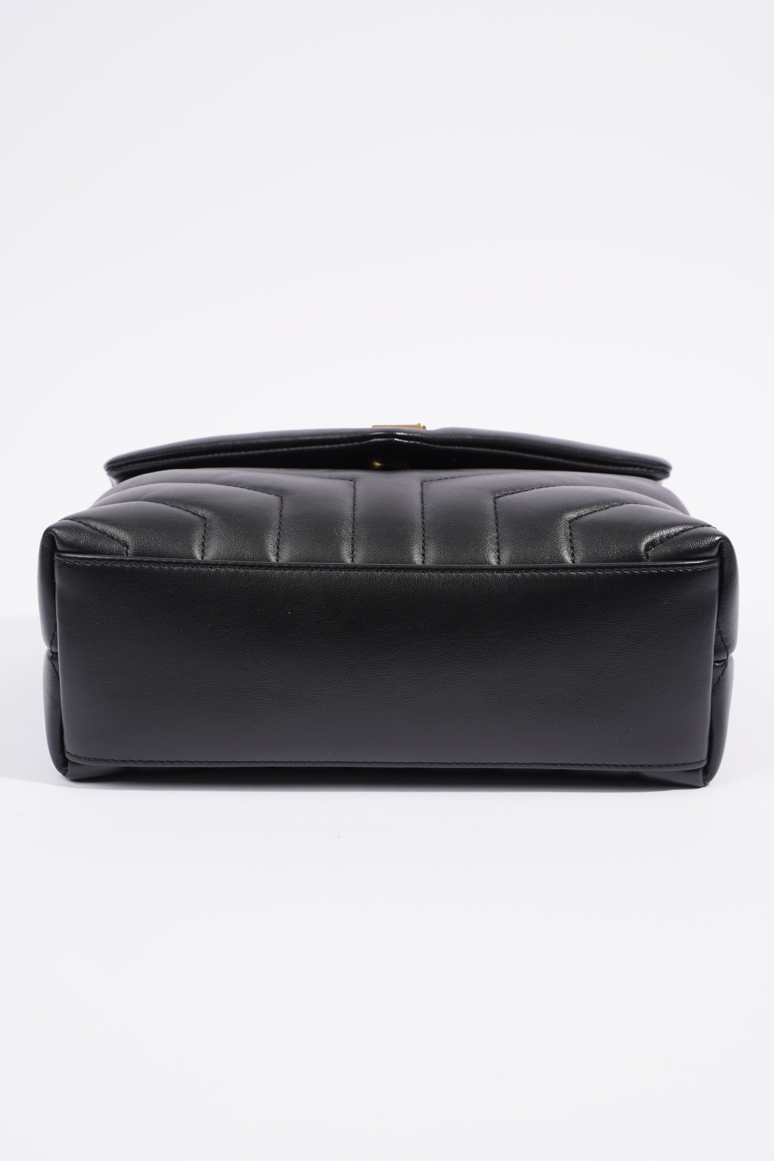 Saint Laurent Lou Lou Black Leather Small