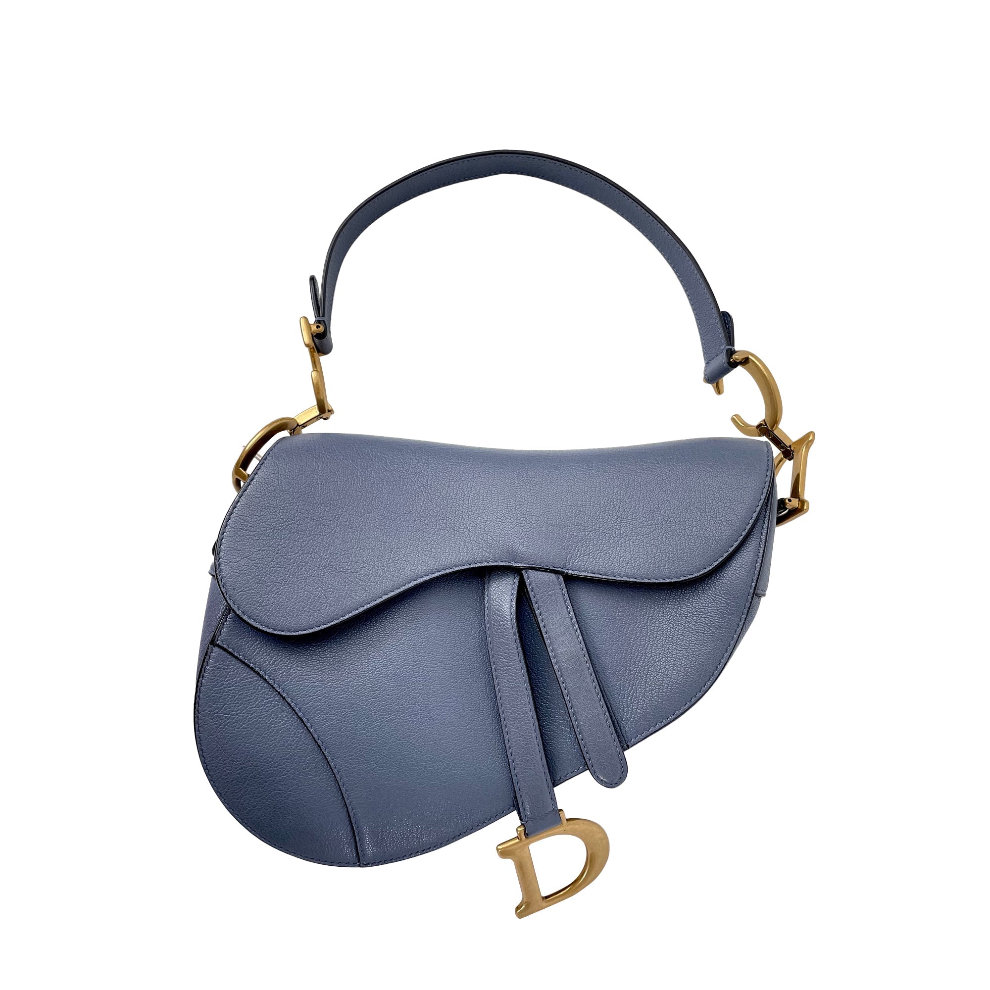 DIOR Medium Leather Saddle Bag