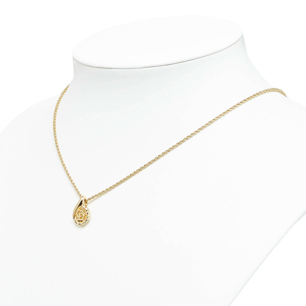 DIOR CD Pendant Necklace Costume Necklace