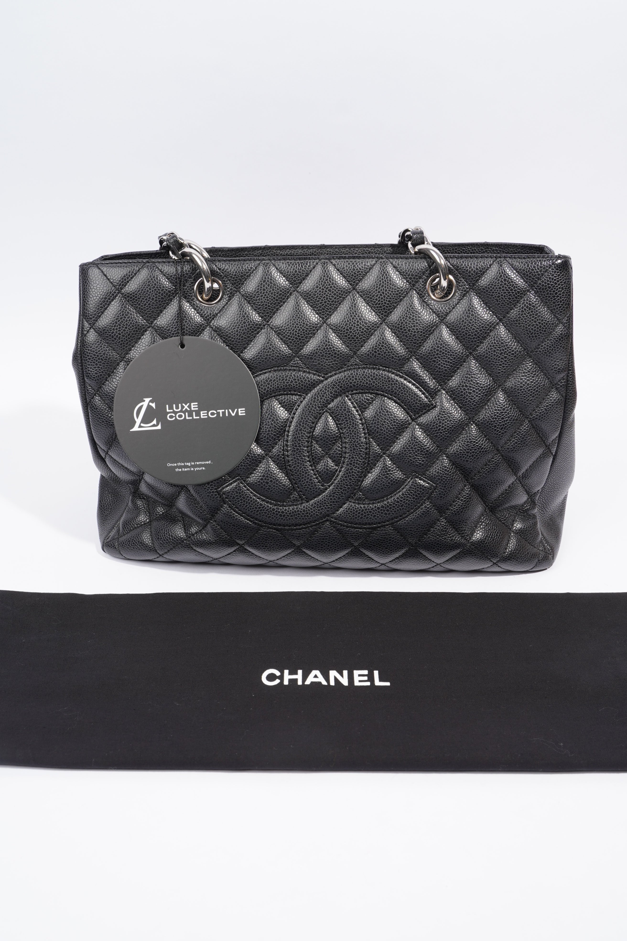 Chanel Grand Shopping Tote  Black Caviar Leather