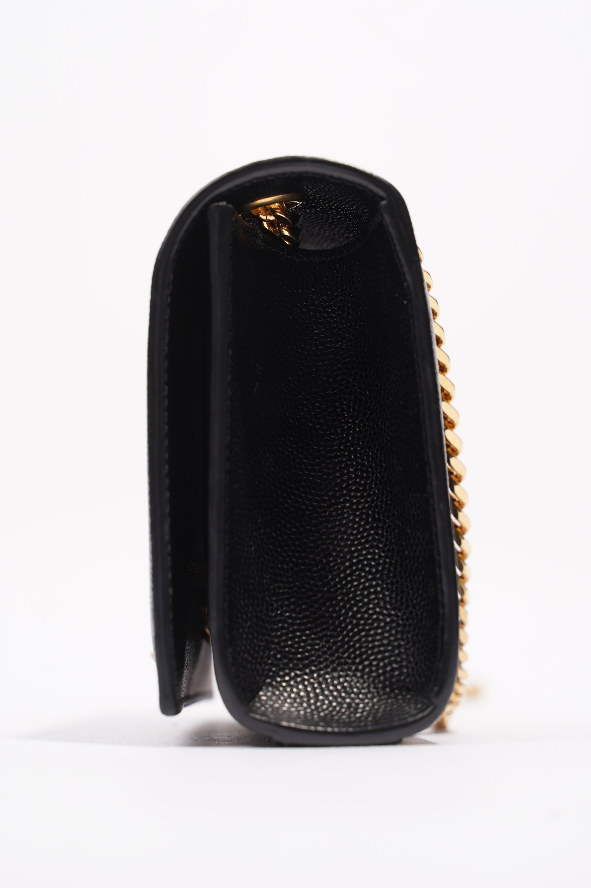 Saint Laurent Kate Black Leather Mini