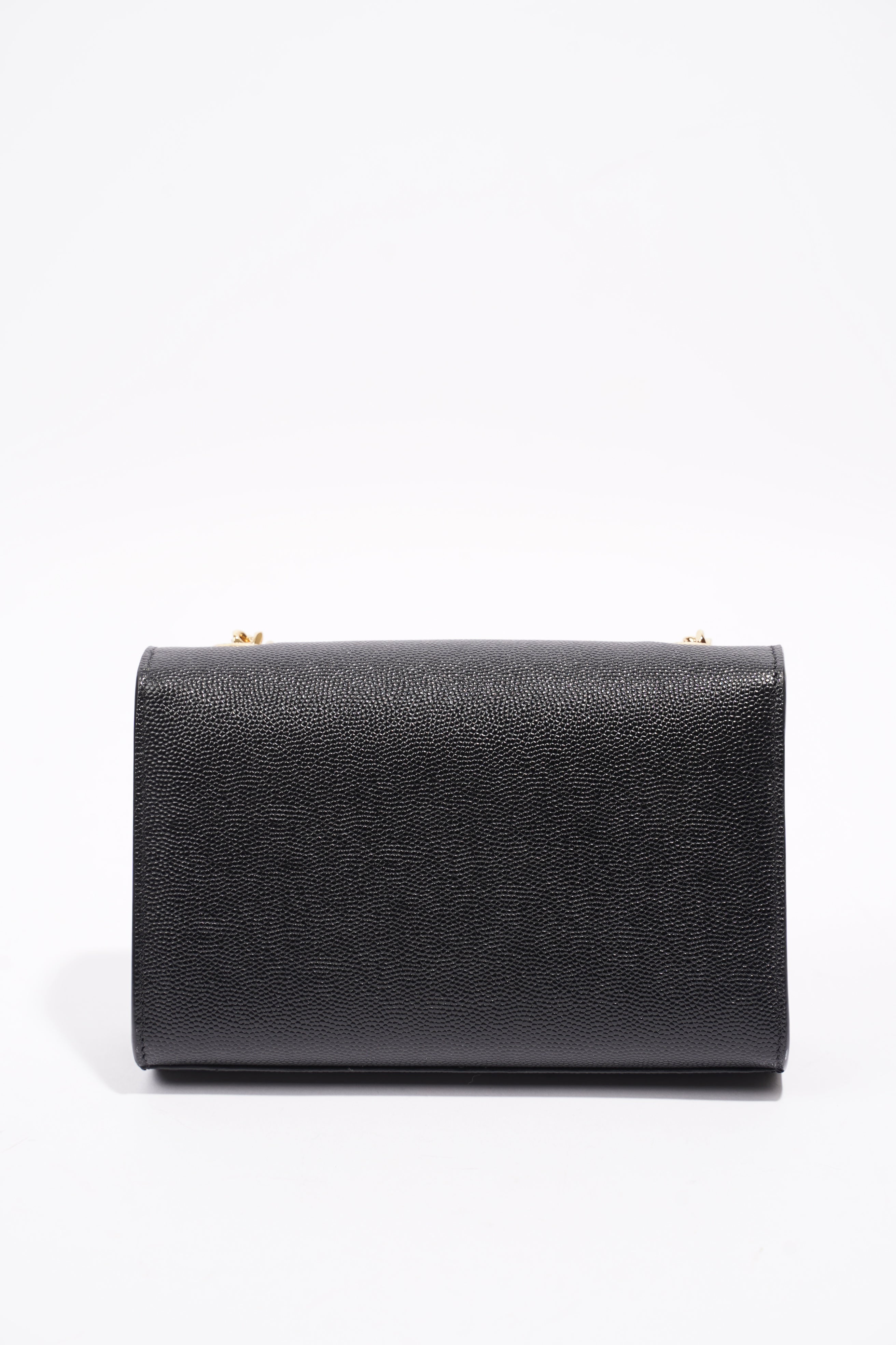 Saint Laurent Kate Black Leather Mini