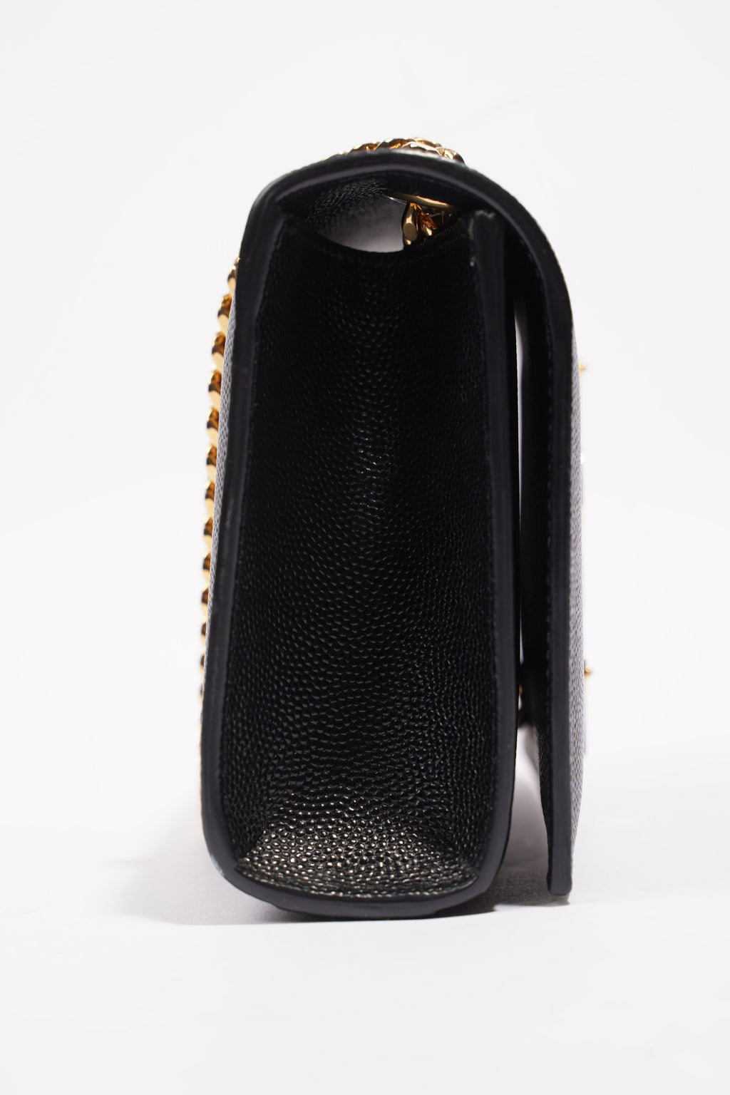 Saint Laurent Kate Black Leather Mini