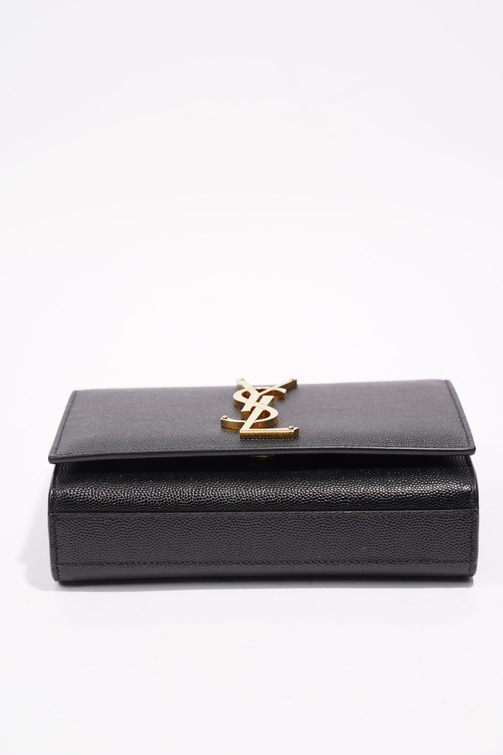 Saint Laurent Kate Black Leather Mini