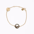Fendi F is Fendi Bracelet Gold / Black Base Metal