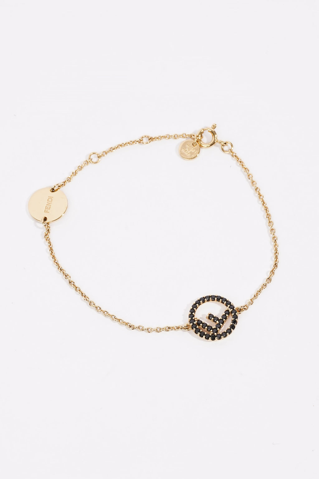 Fendi F is Fendi Bracelet Gold / Black Base Metal