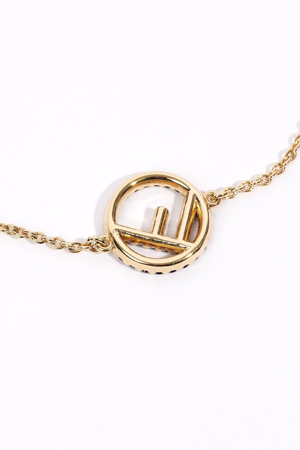 Fendi F is Fendi Bracelet Gold / Black Base Metal