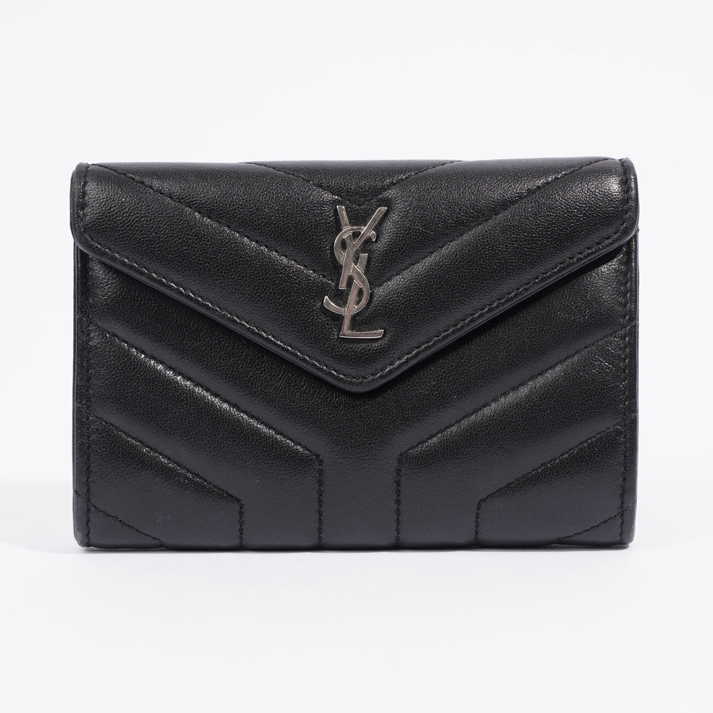 Saint Laurent Small Envelope Wallet Black Leather